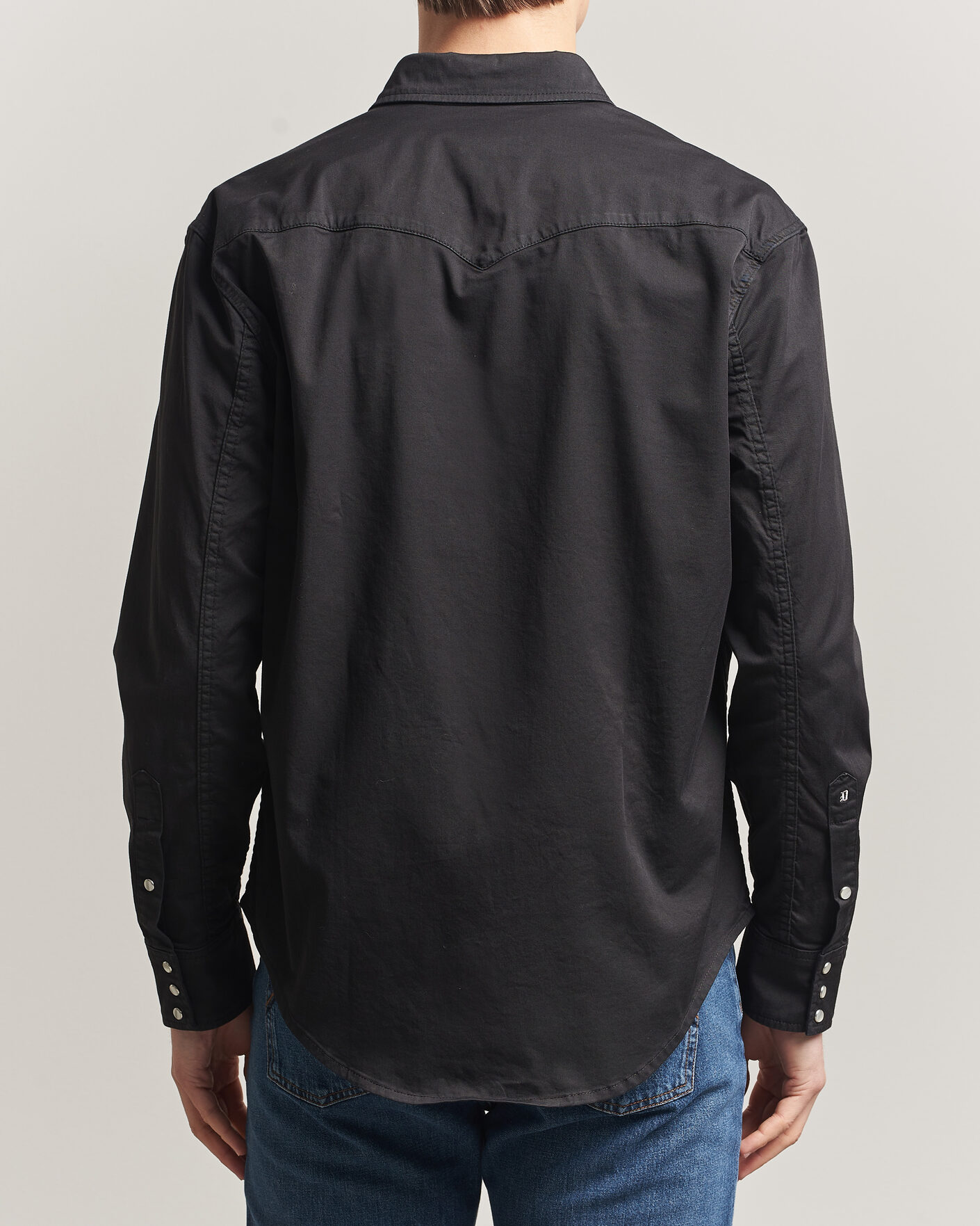 Herren | Hemden | Dondup | Regular Fit Shirt Washed Black