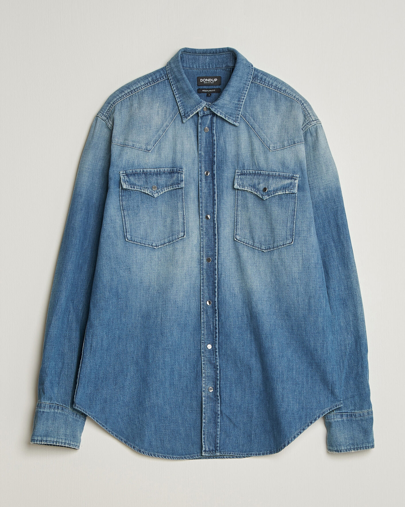 Herren | Hemden | Dondup | Regular Fit Denim Shirt Medium Blue