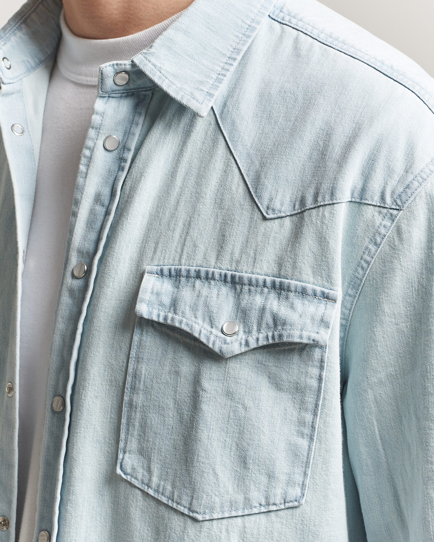 Herren | Hemden | Dondup | Regular Fit Denim Shirt Light Blue