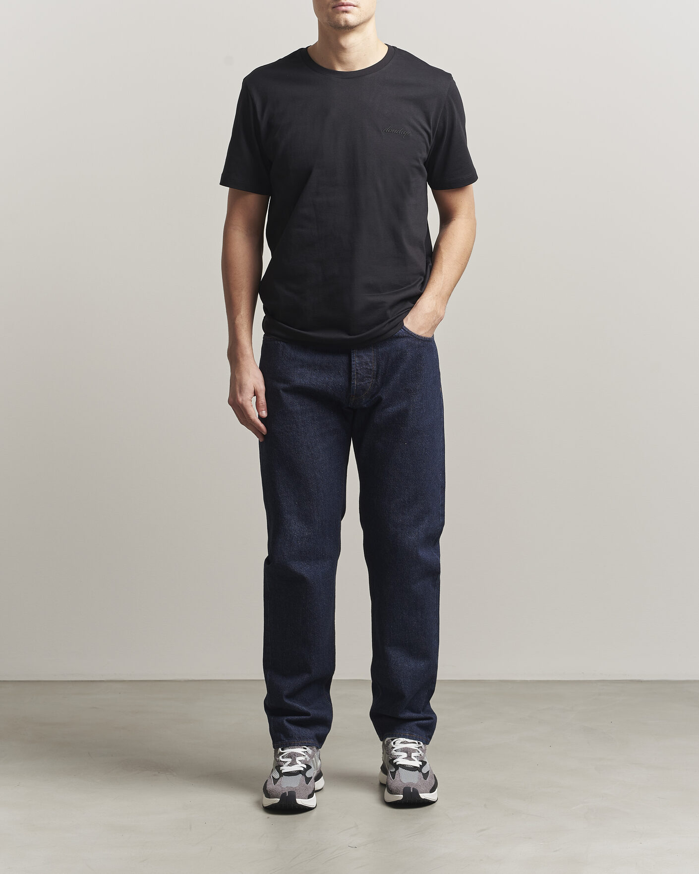 Herren | T-Shirts | Dondup | Logo Crew Neck T-Shirt Black