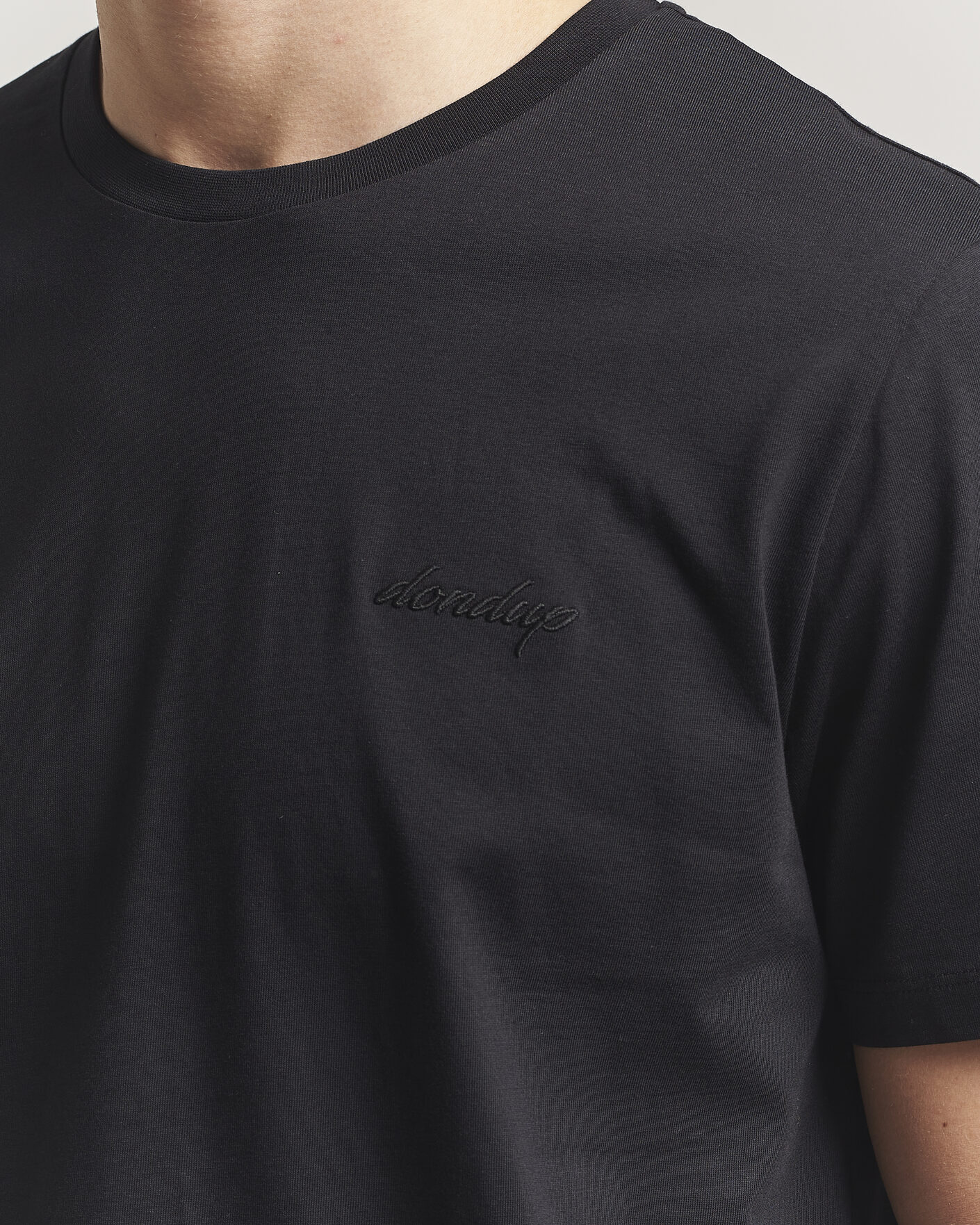 Herren | T-Shirts | Dondup | Logo Crew Neck T-Shirt Black