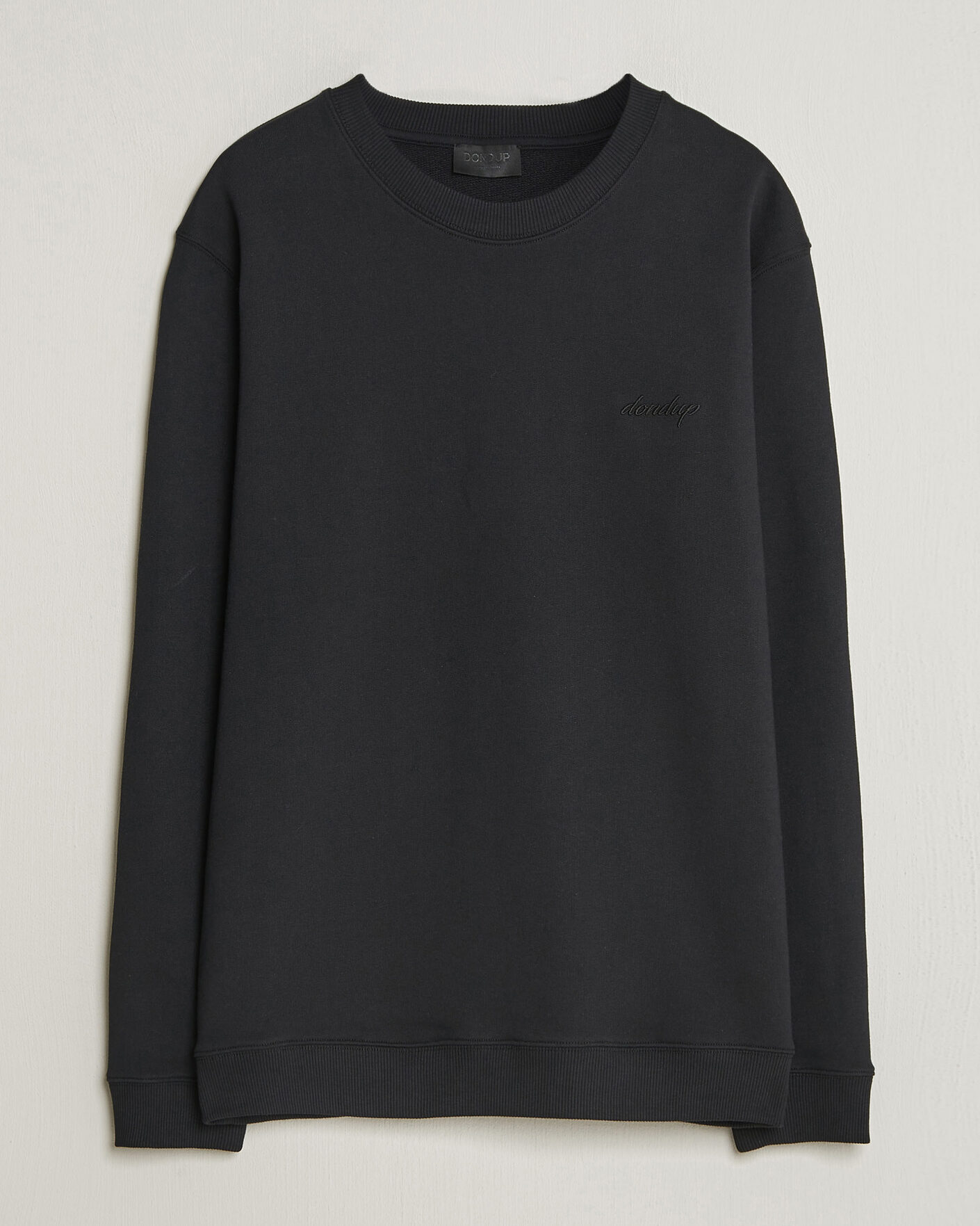 Herren | Pullover | Dondup | Logo Crew Neck Sweatshirt Black