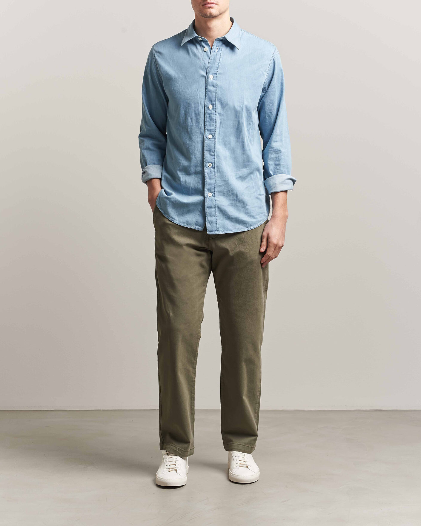 Herren | Hosen | NN07 | Aden Regular Fit Chinos Capers Green