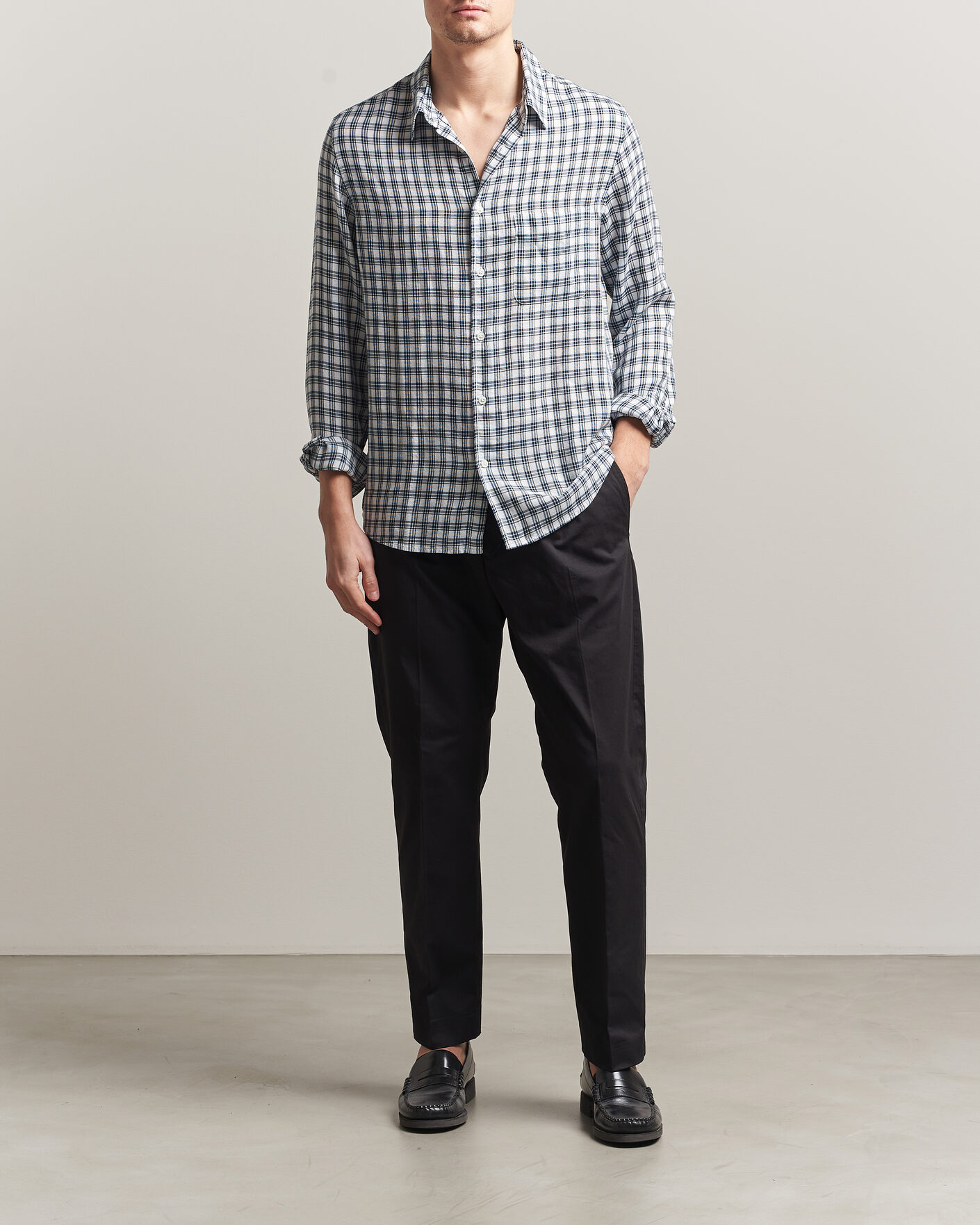 Herren | Hosen | NN07 | Bill Pleated Trousers Black