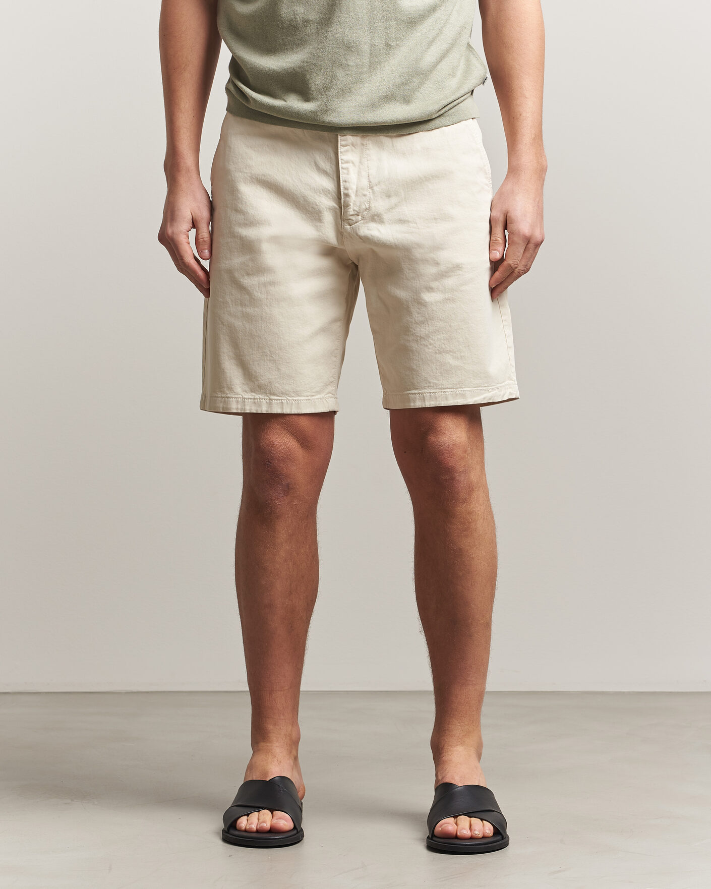 Herren | Shorts | NN07 | Aden Regular Fit Chino Shorts Ivory