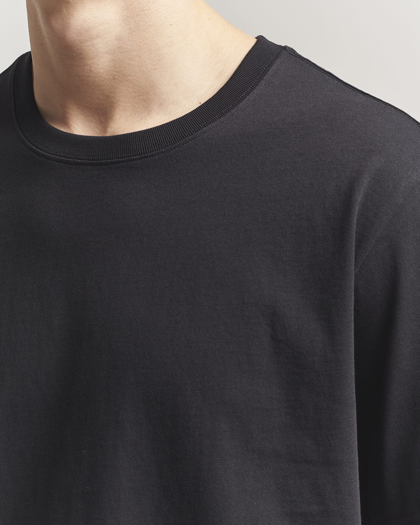 Herren | T-Shirts | NN07 | Jett Washed Printed Crew Neck T-Shirt Black