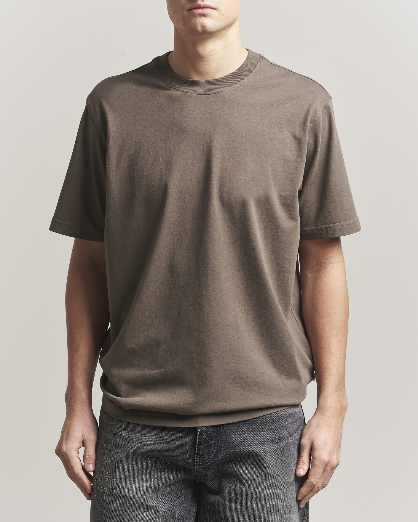 Herren | T-Shirts | NN07 | Adam Pima Crew Neck T-Shirt Mable Husk