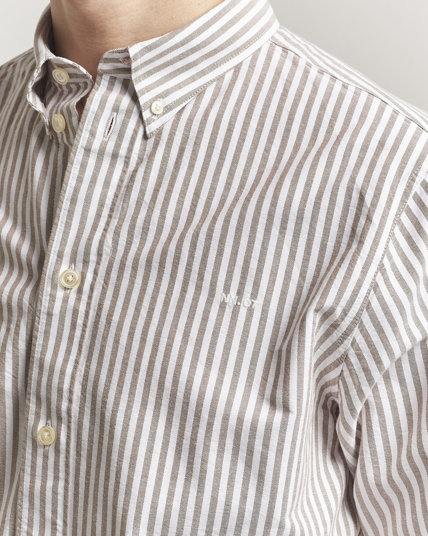 Herren | Hemden | NN07 | Colby Oxford Shirt Terracotta/White