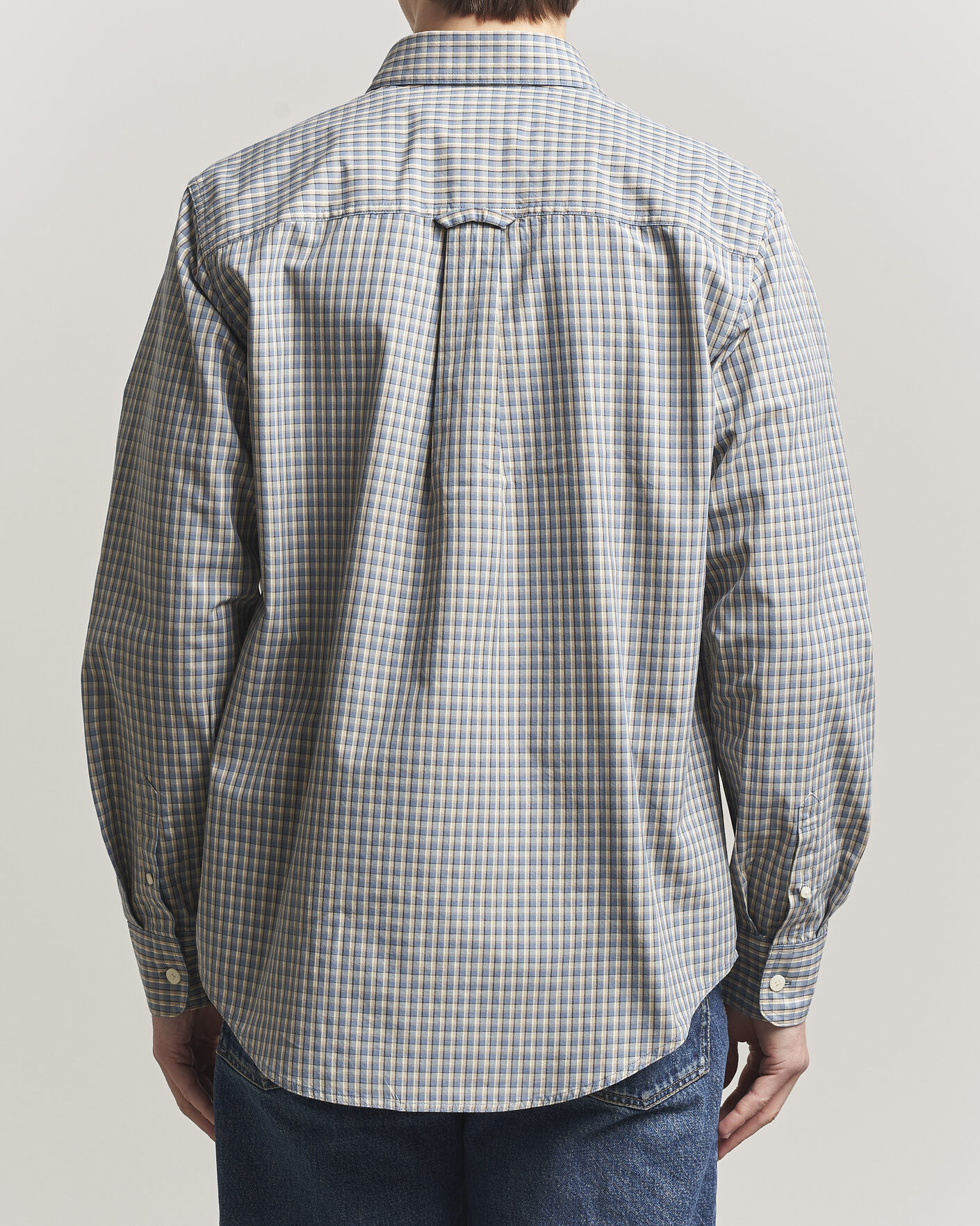 Herren | Hemden | NN07 | Colby Brushed Cotton Shirt Blue Check