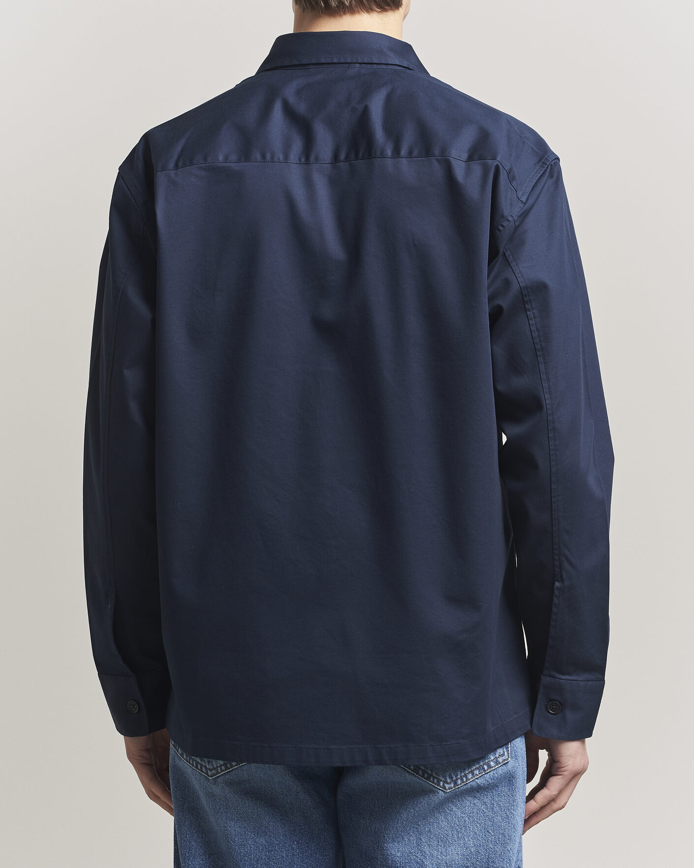 Herren | Hemden | NN07 | Freddy Cotton Overshirt Navy Blue