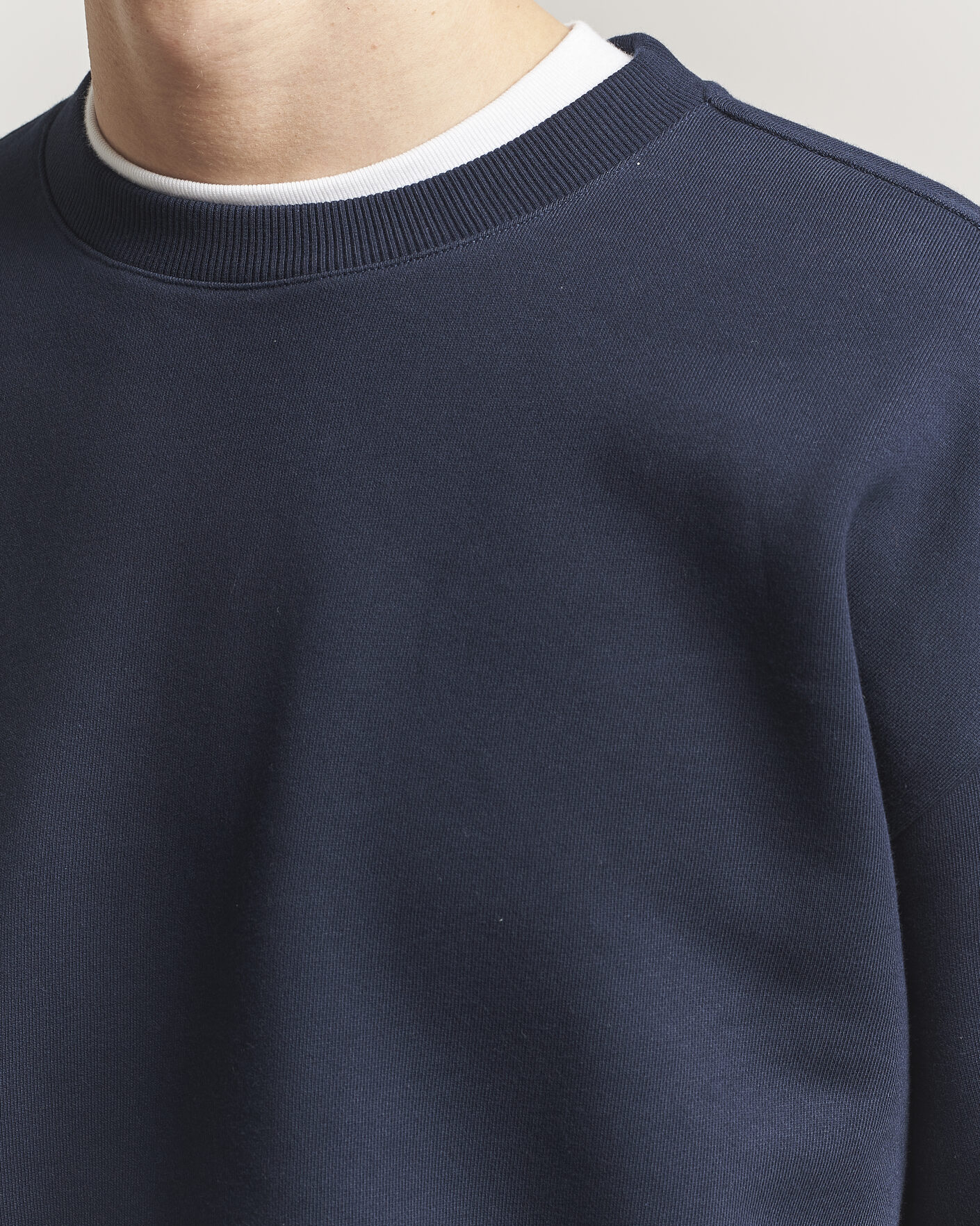 Herren | Pullover | NN07 | David Crew Neck Sweatshirt Navy Blue