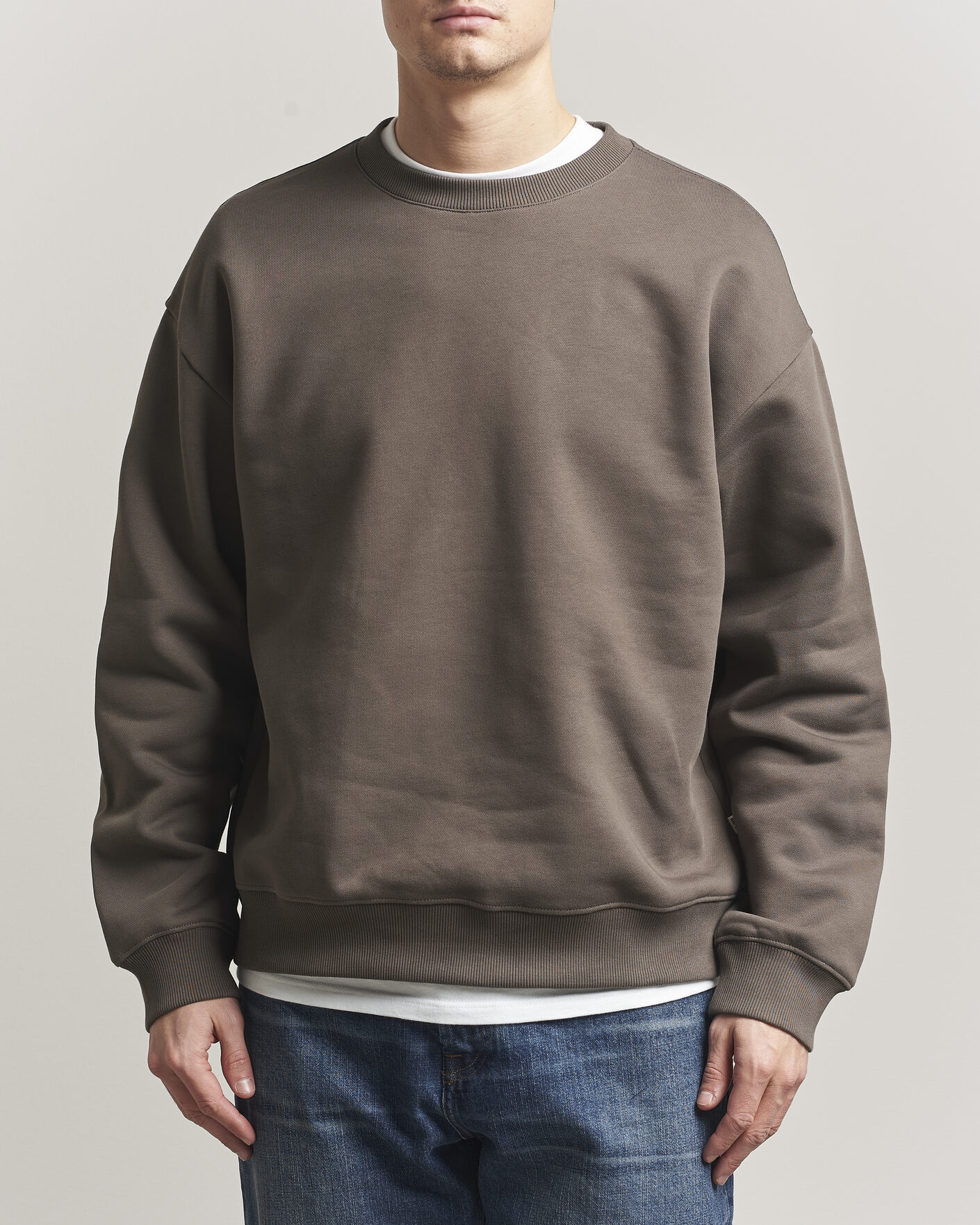 Herren | Pullover | NN07 | David Crew Neck Sweatshirt Mable Husk