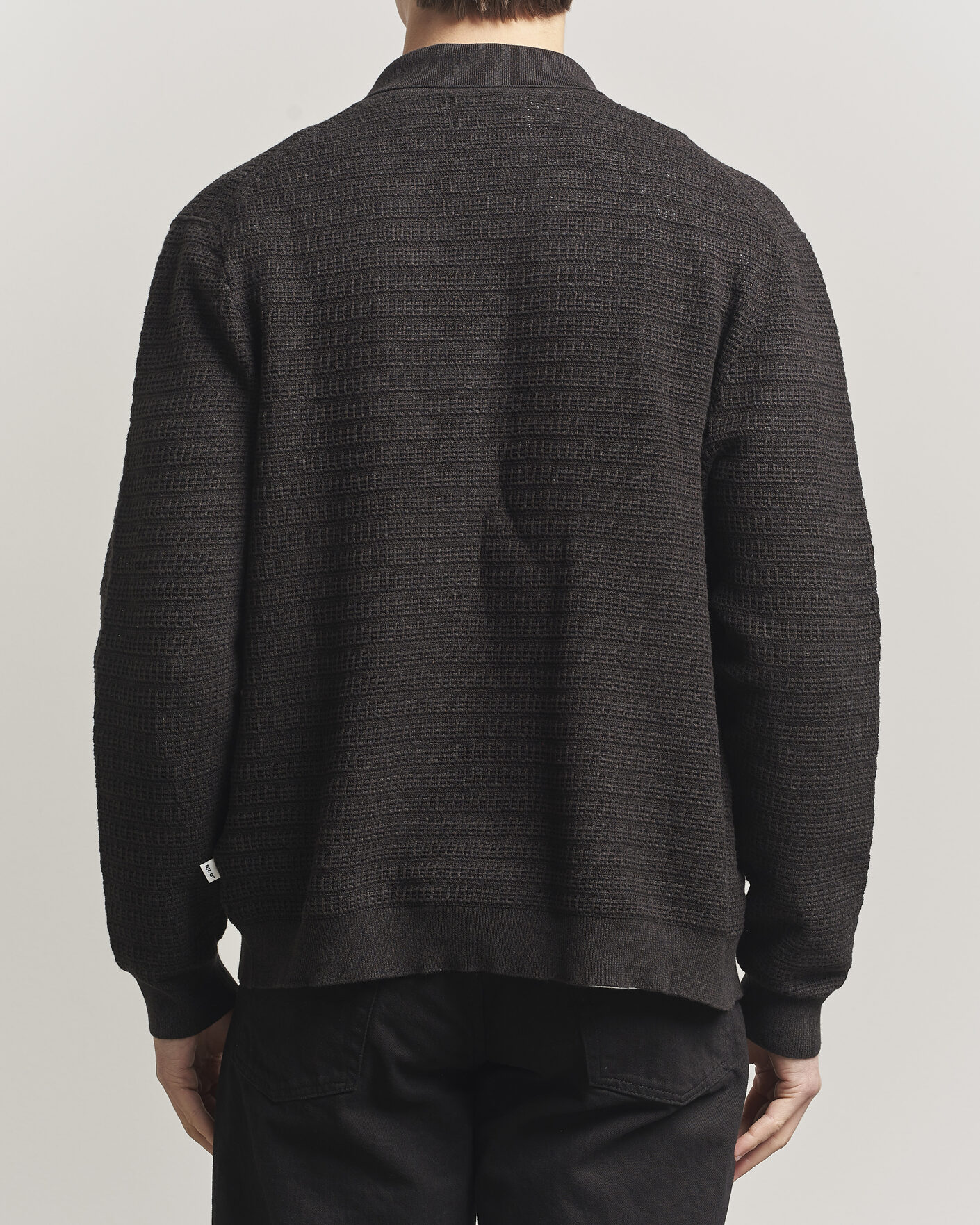 Herren | Pullover | NN07 | Gustav Knitted Full Zip Deep Truffle