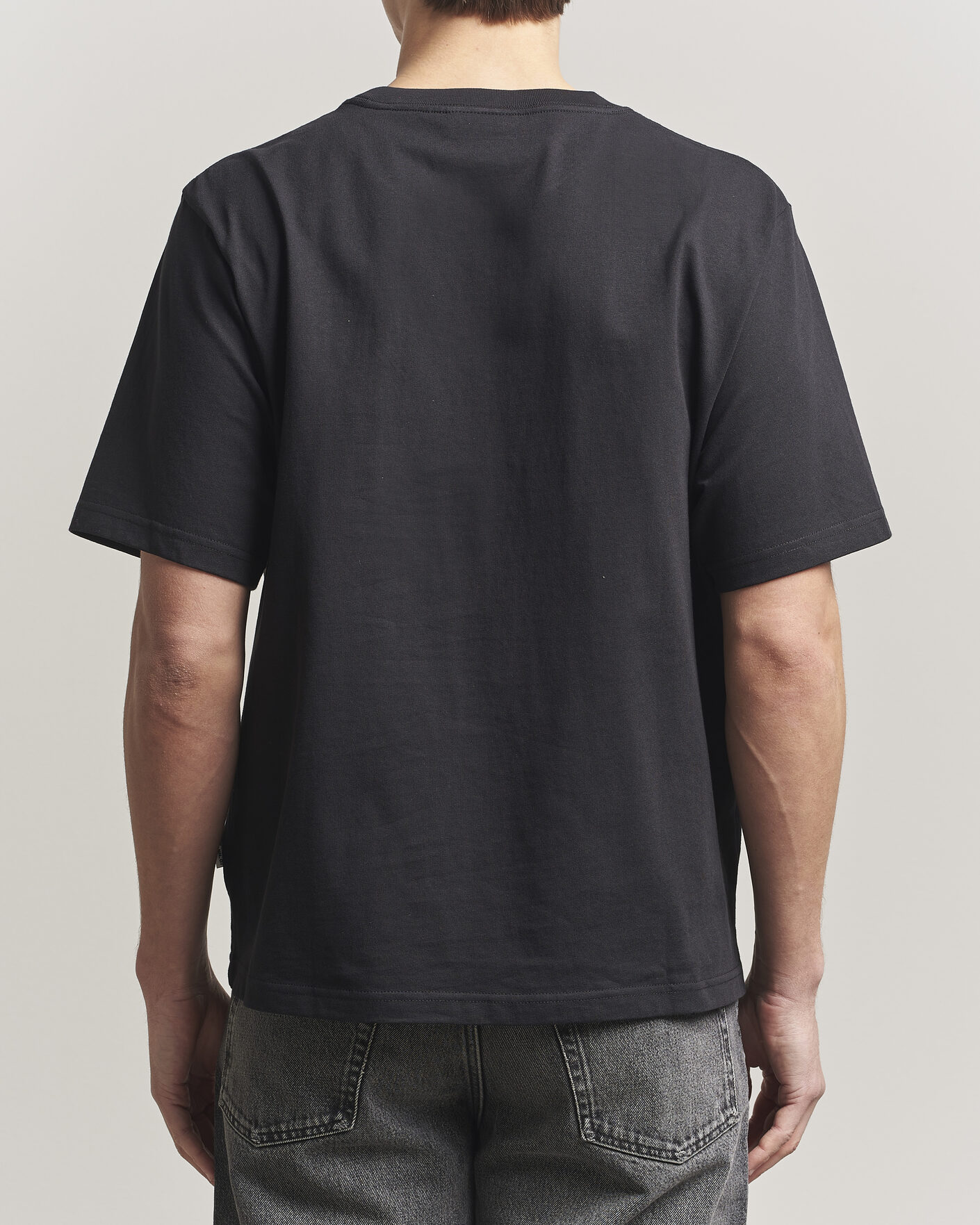 Herren | T-Shirts | NN07 | Jett Washed Crew Neck T-Shirt Black