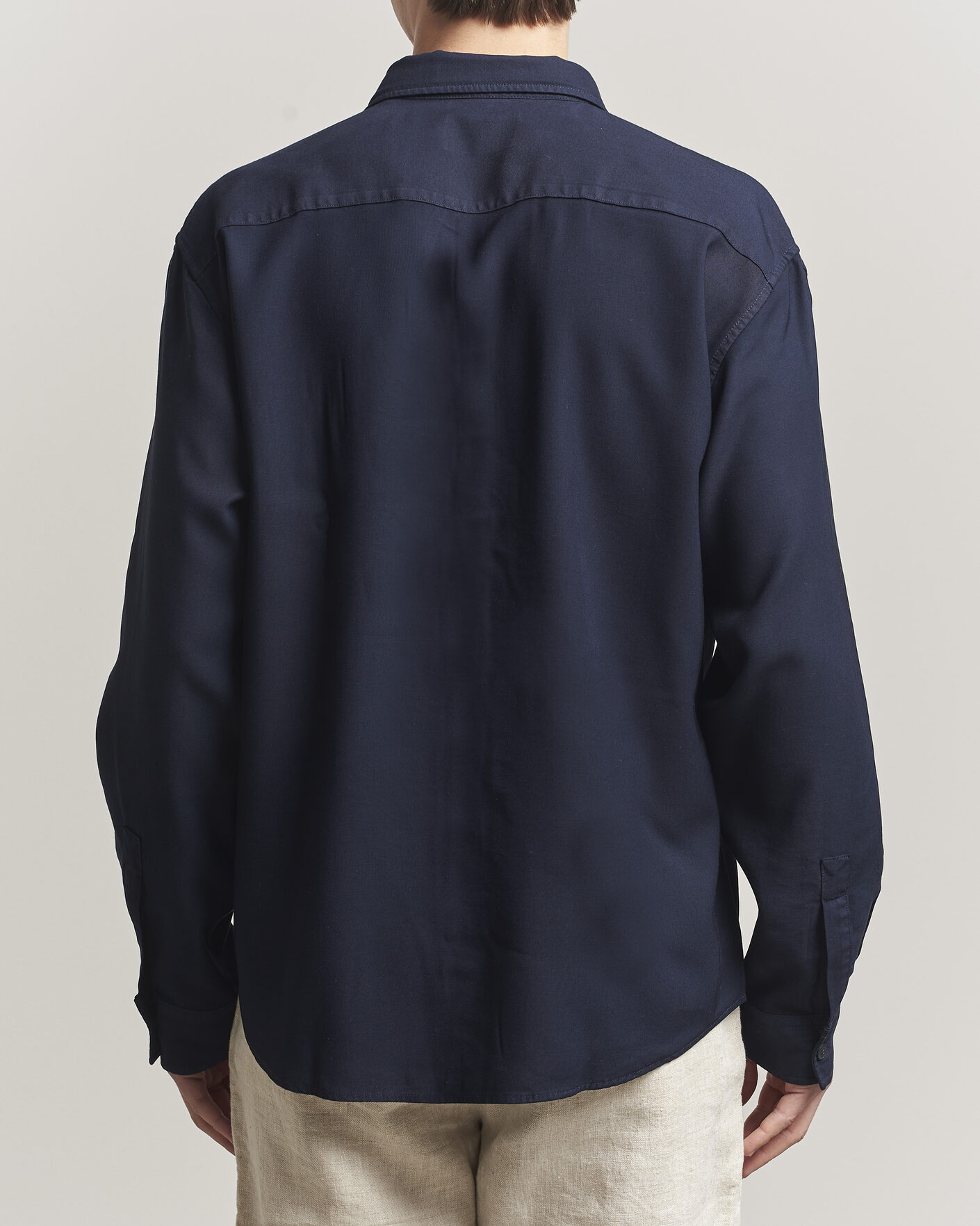 Herren | Hemden | NN07 | Deon Tencel Shirt Navy Blue