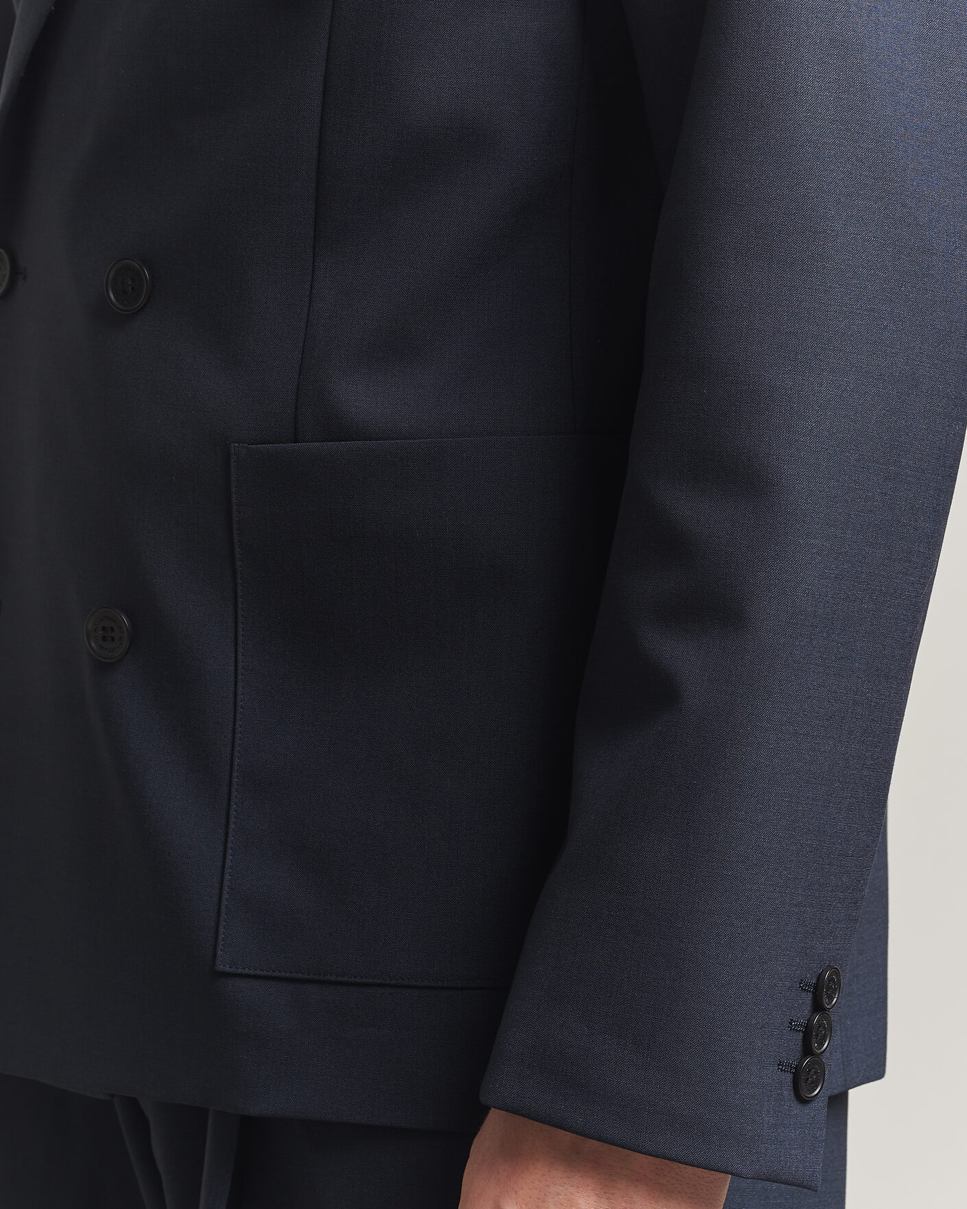 Herren | Sakkos | NN07 | Jordin Summer Wool Double Breasted Blazer Deep Navy