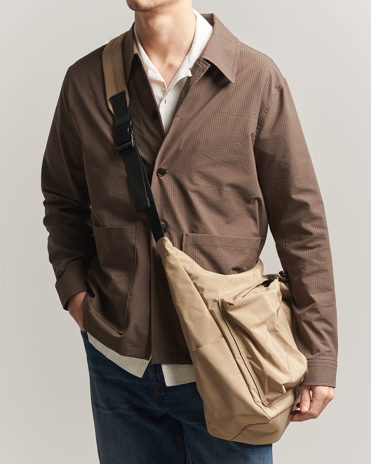 Herren | Taschen | NN07 | Nylon Ripstop Messenger Bag Desert Khaki