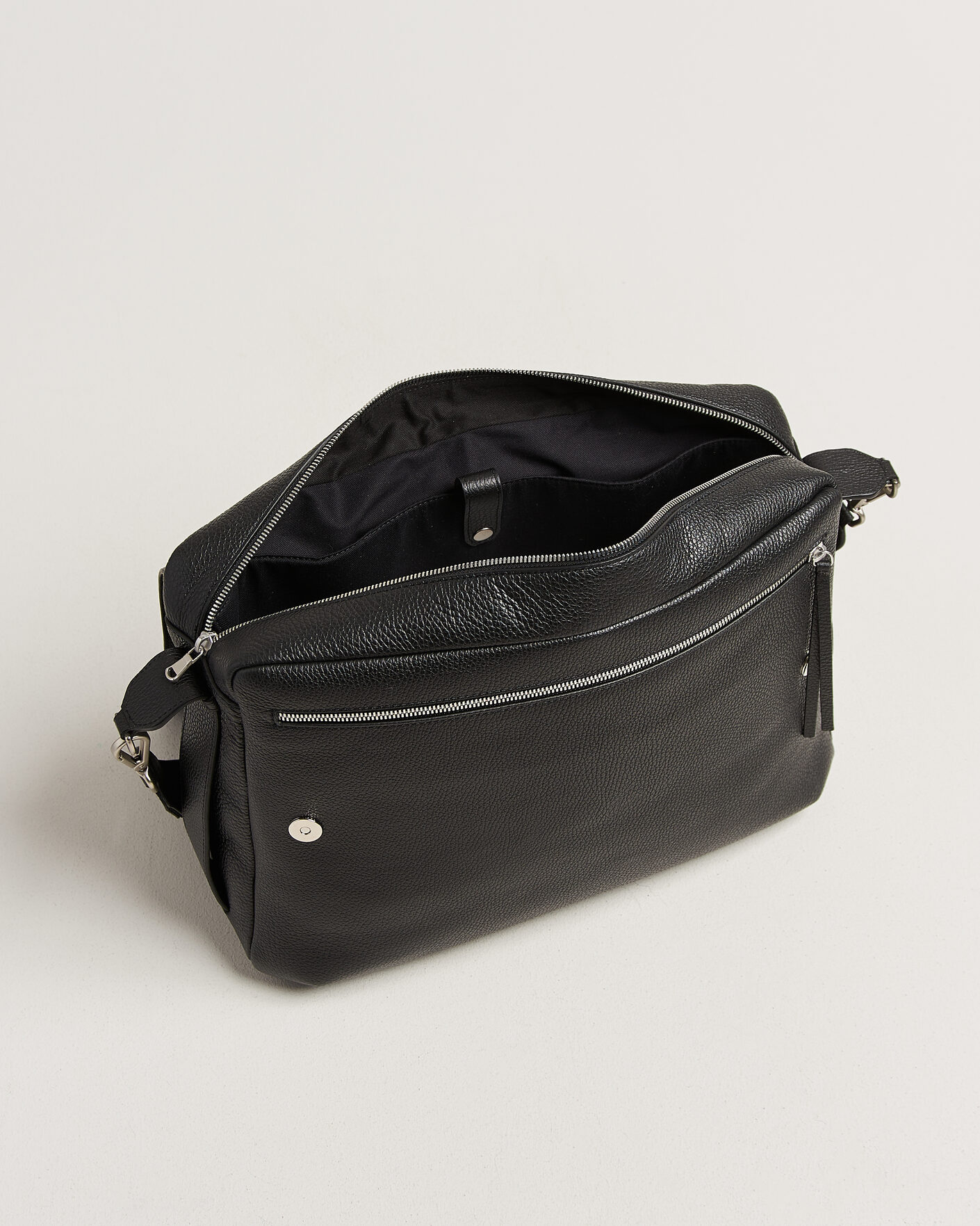 Herren | Taschen | NN07 | Port Satchel Grained Leather Briefcase Black
