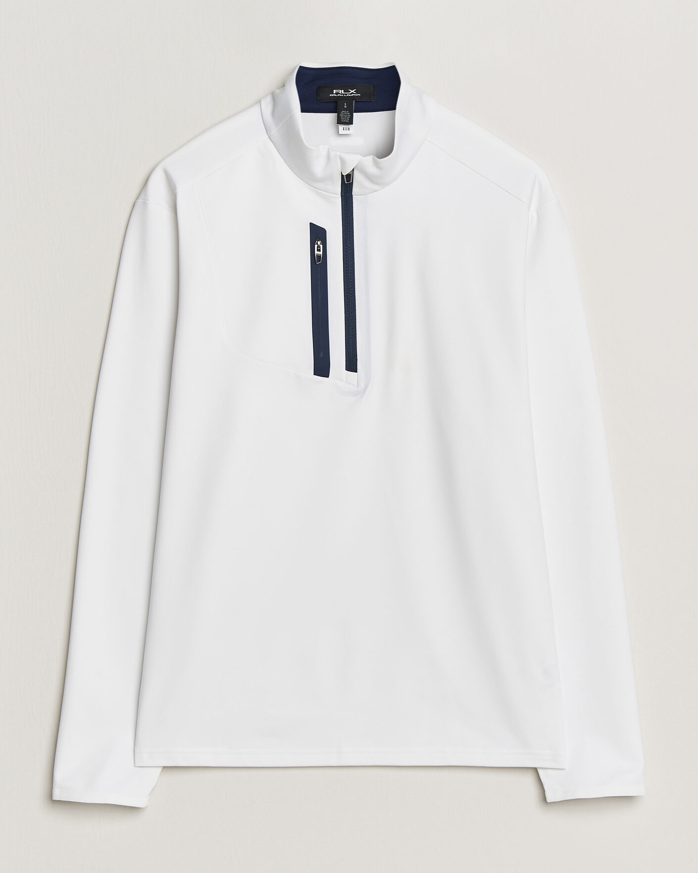 Herren | Golfbekleidung | RLX Ralph Lauren | Luxury Jersey Half Zip Ceramic White