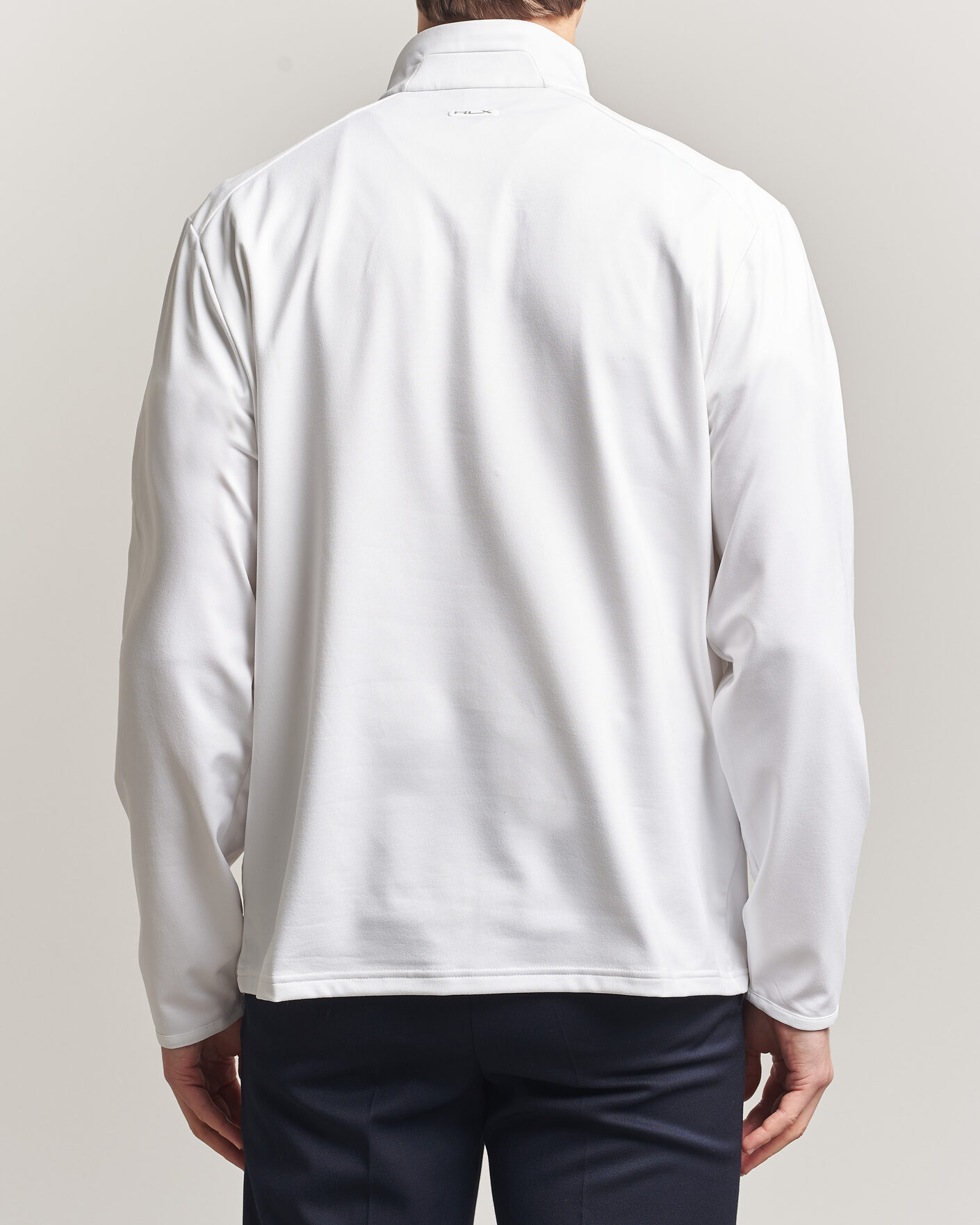 Herren | Pullover | RLX Ralph Lauren | Luxury Jersey Half Zip Ceramic White