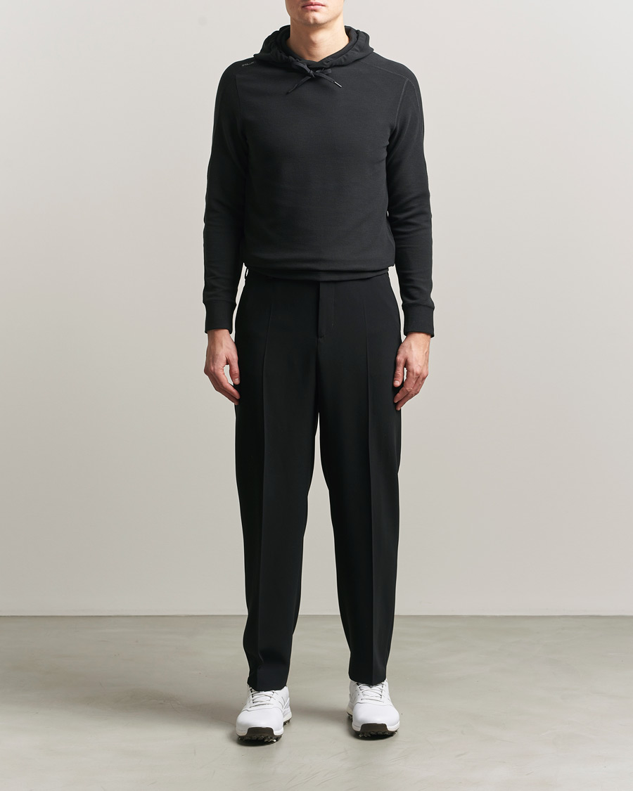 Herren | Pullover | RLX Ralph Lauren | Tech Waffle Hoodie Polo Black