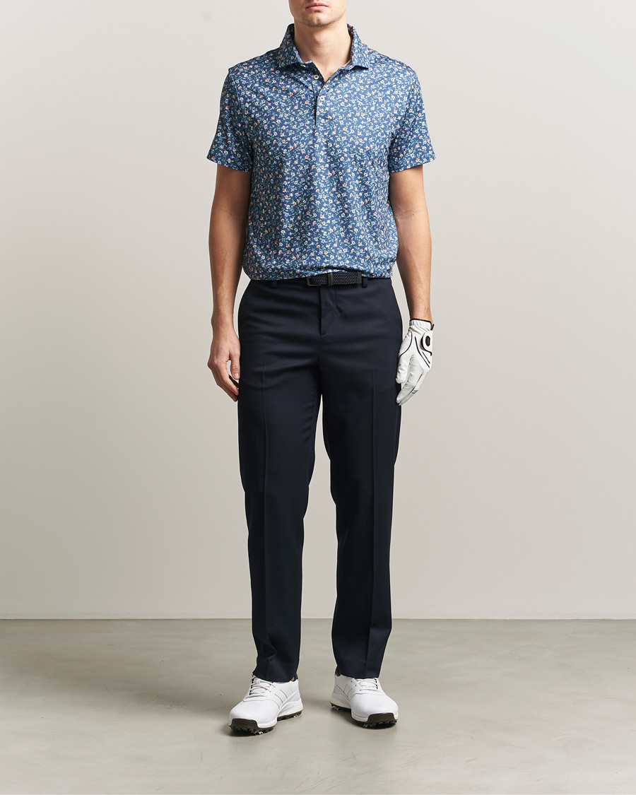 Herren | Poloshirts | RLX Ralph Lauren | Airflow Polo Printed Old Royal Mini Floral