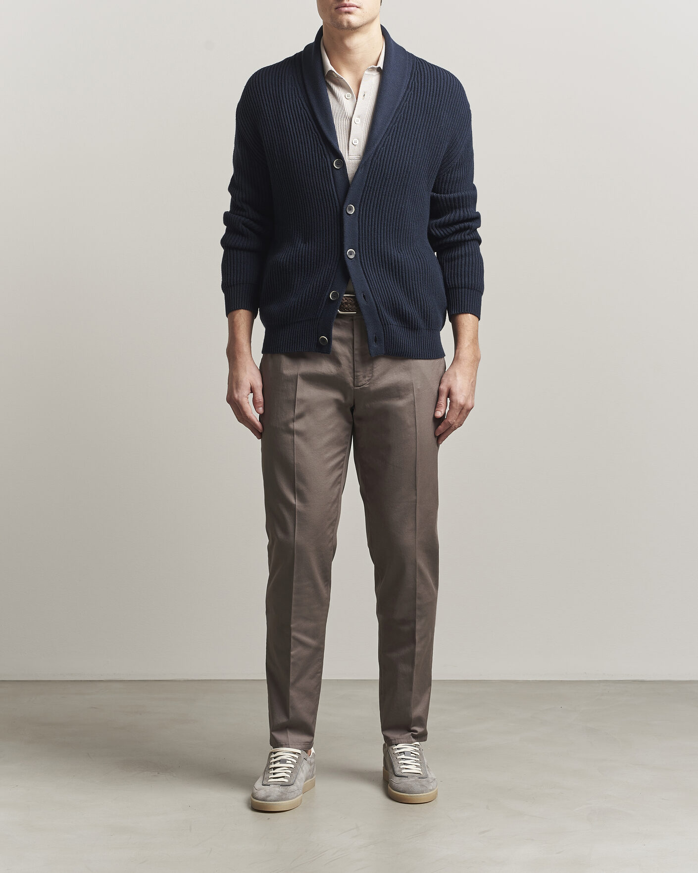 Herren | Hosen | Brunello Cucinelli | Slim Fit Chinos Brown