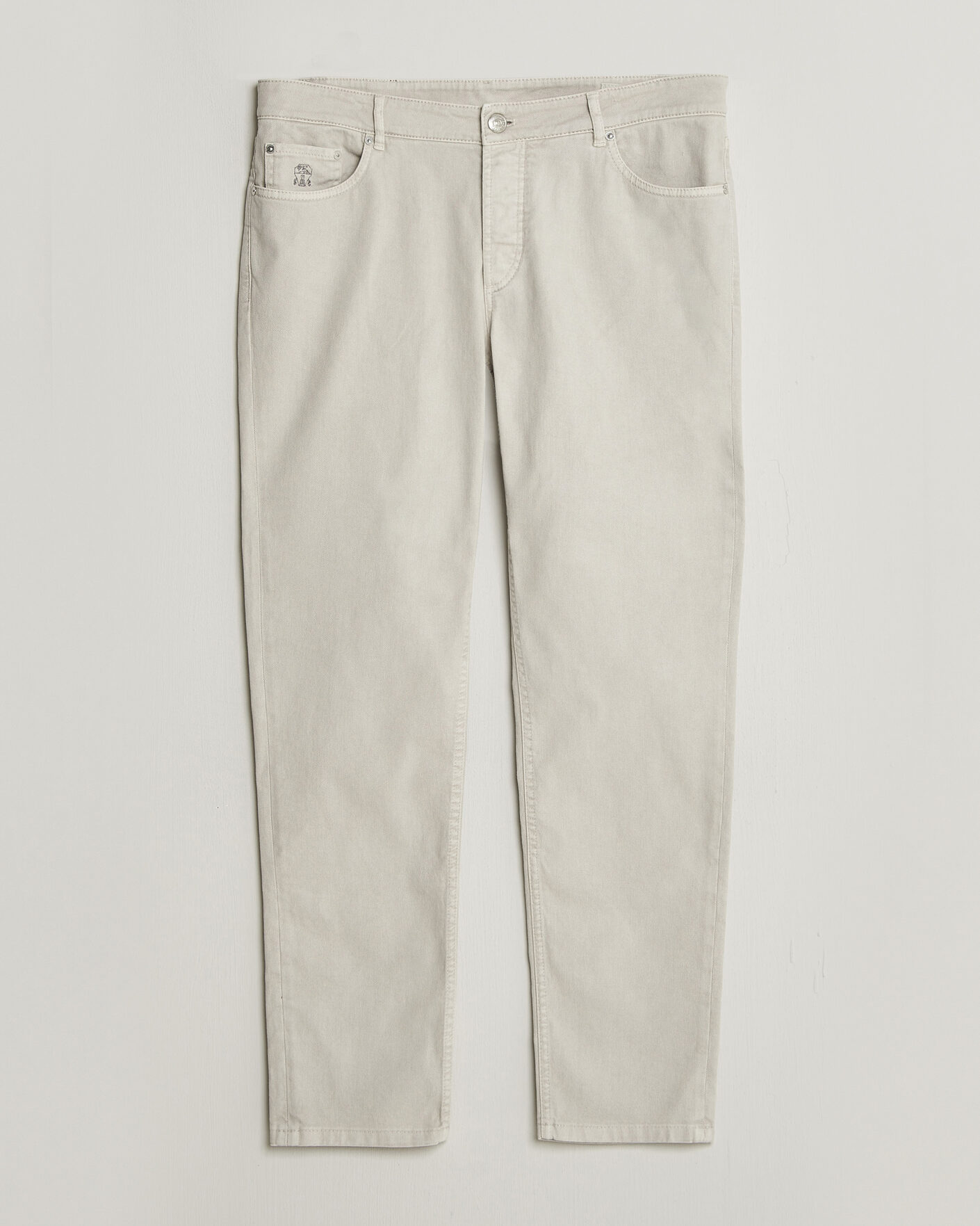 Herren | Hosen | Brunello Cucinelli | Traditional Fit Bull Denim Pants Light Beige