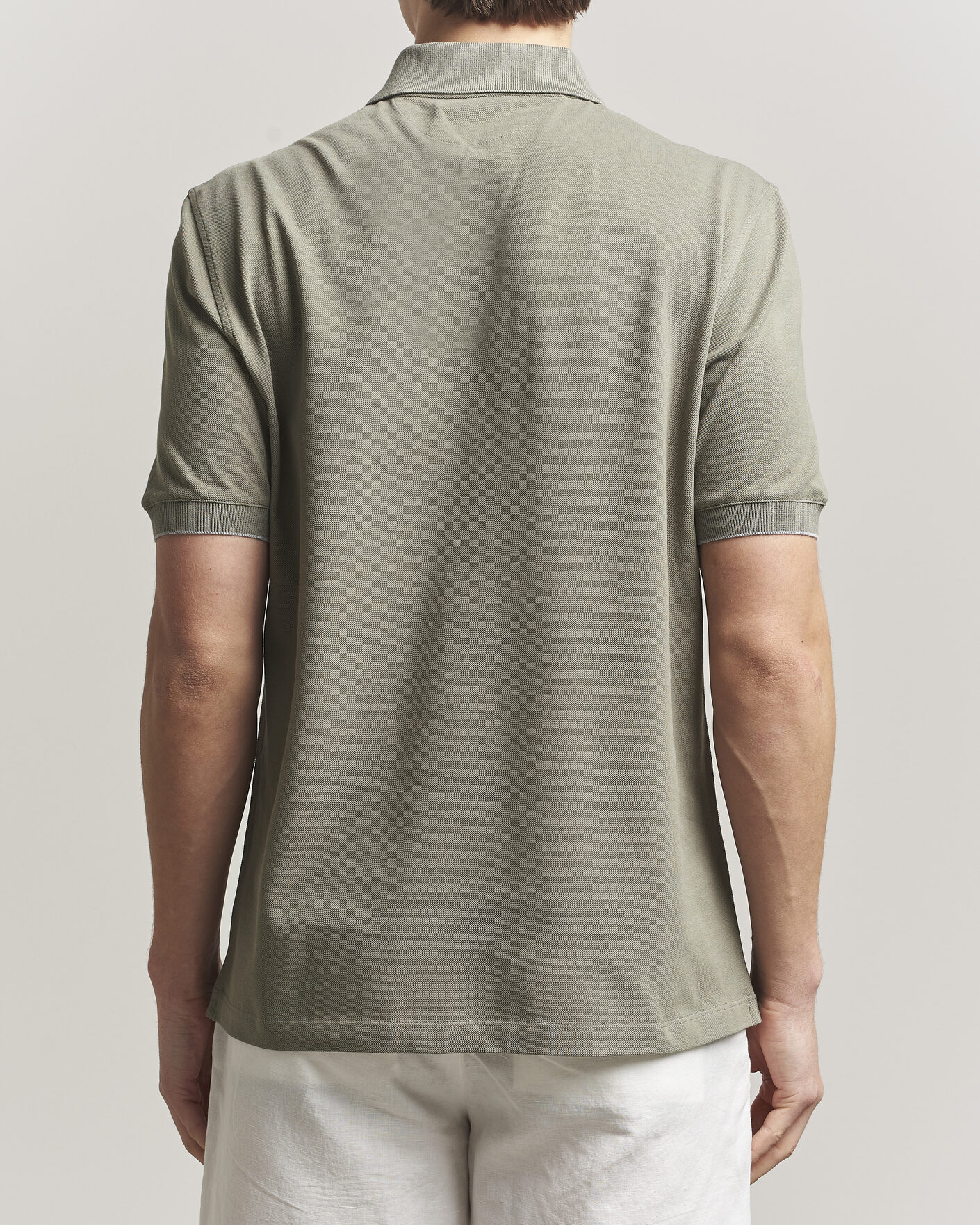 Herren | Poloshirts | Brunello Cucinelli | Short Sleeve Logo Polo Olive