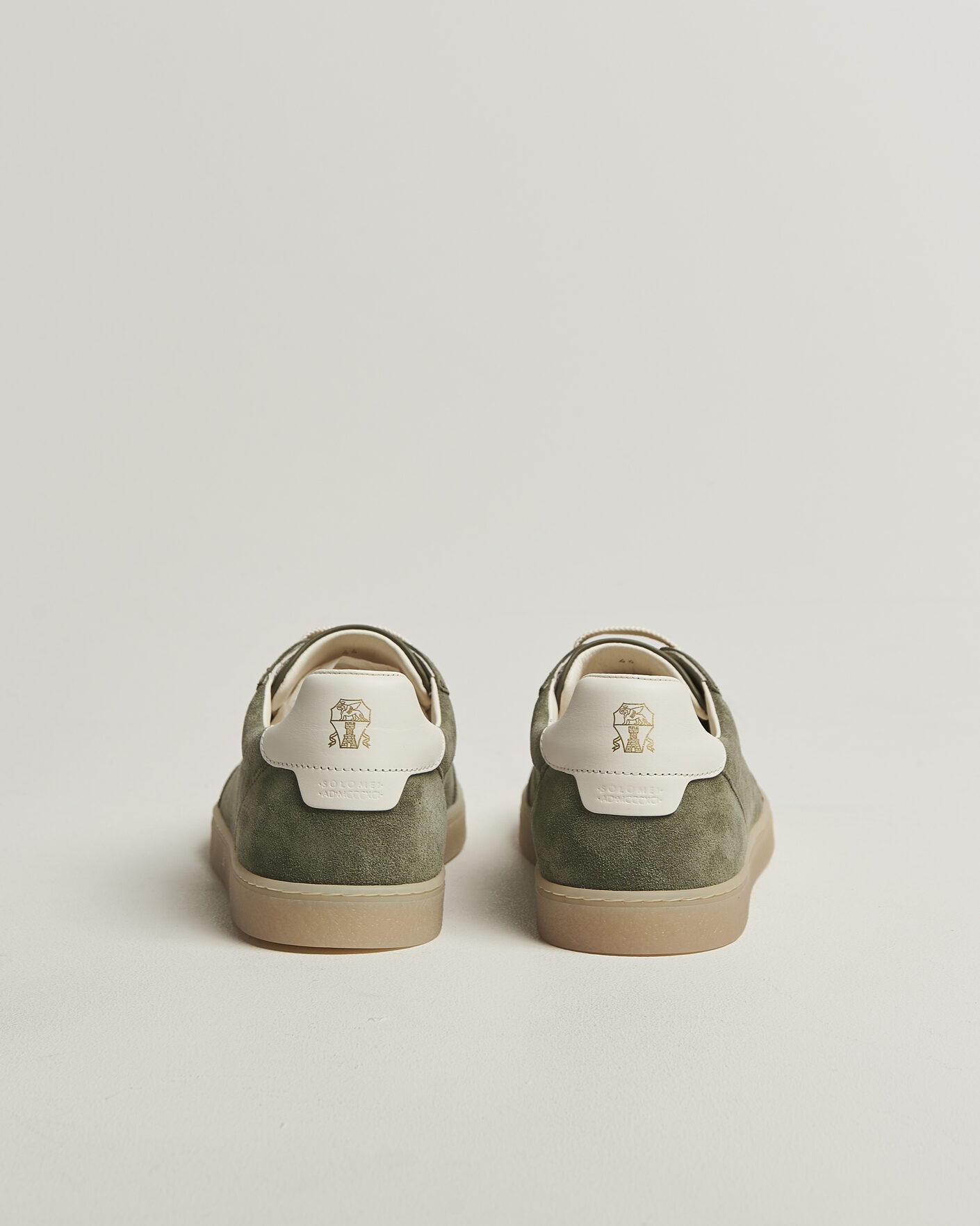 Herren | Sneaker | Brunello Cucinelli | Low Top Sneakers Olive Suede