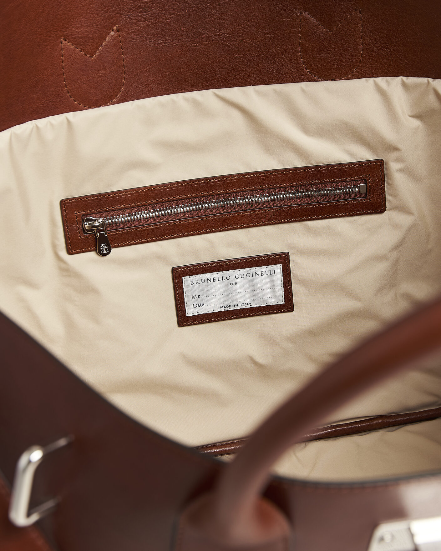 Herren | Taschen | Brunello Cucinelli | Woven Leather Duffle Bag Burnished Calf