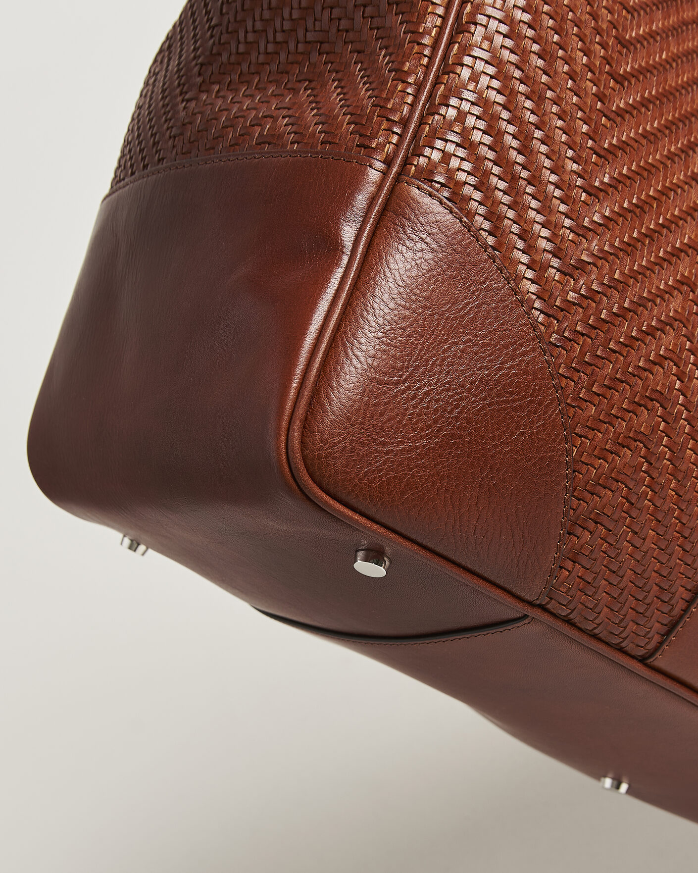Herren | Taschen | Brunello Cucinelli | Woven Leather Duffle Bag Burnished Calf