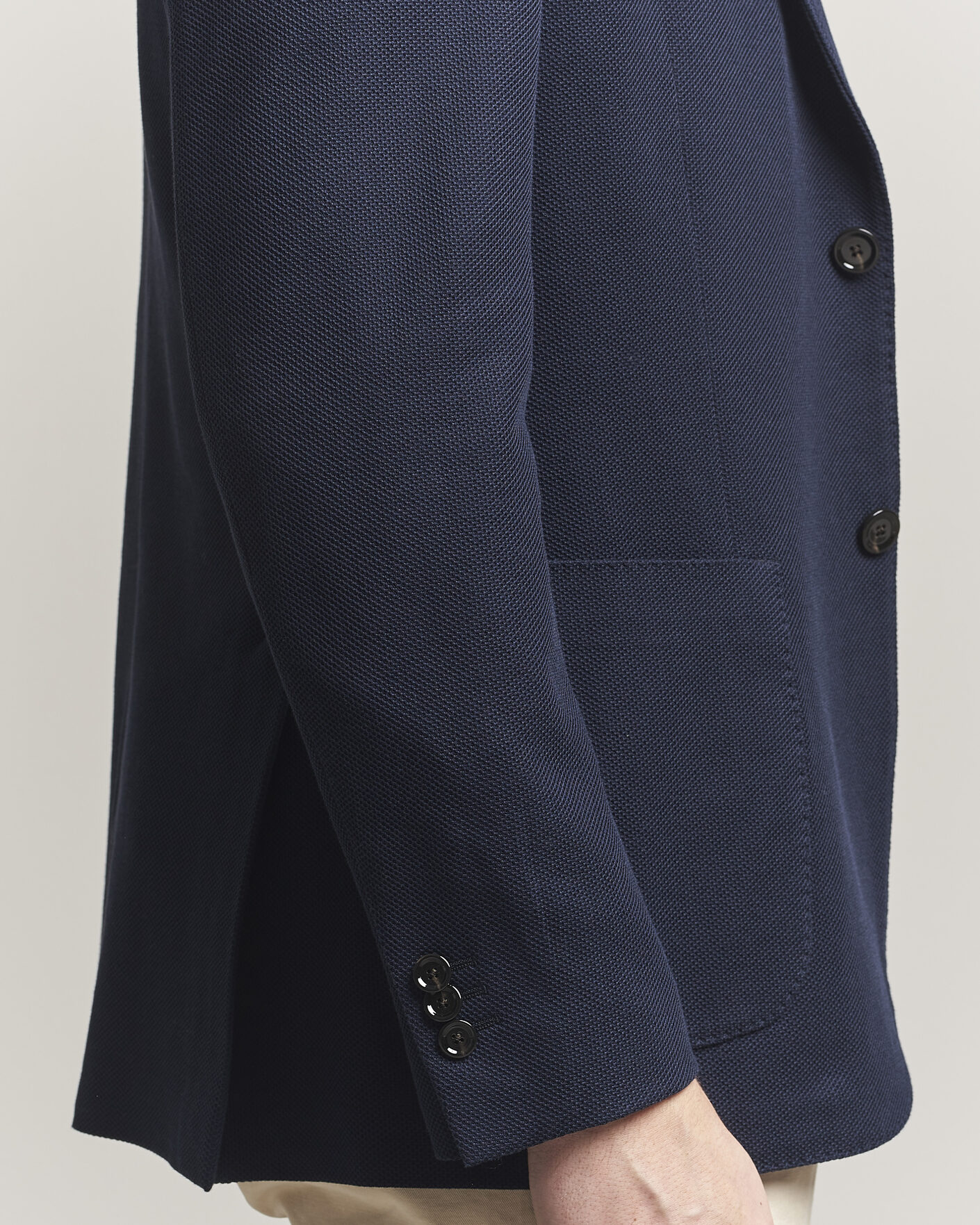 Herren | Sakkos | Lardini | Loro Piana Jersey Piquet Cotton Blazer Navy