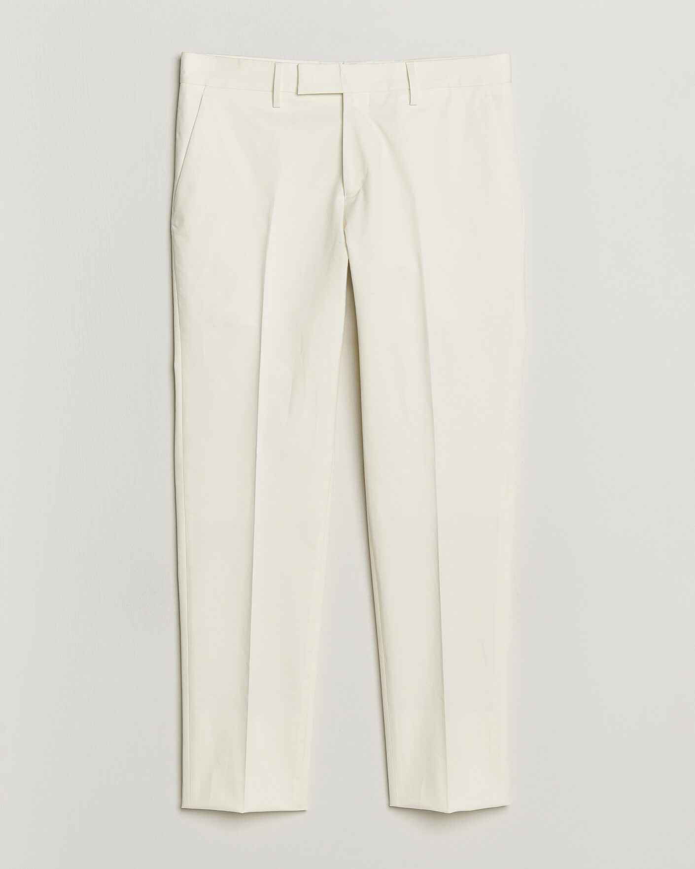 Herren | Hosen | Lardini | Lyon Cotton Twill Stretch Trousers White