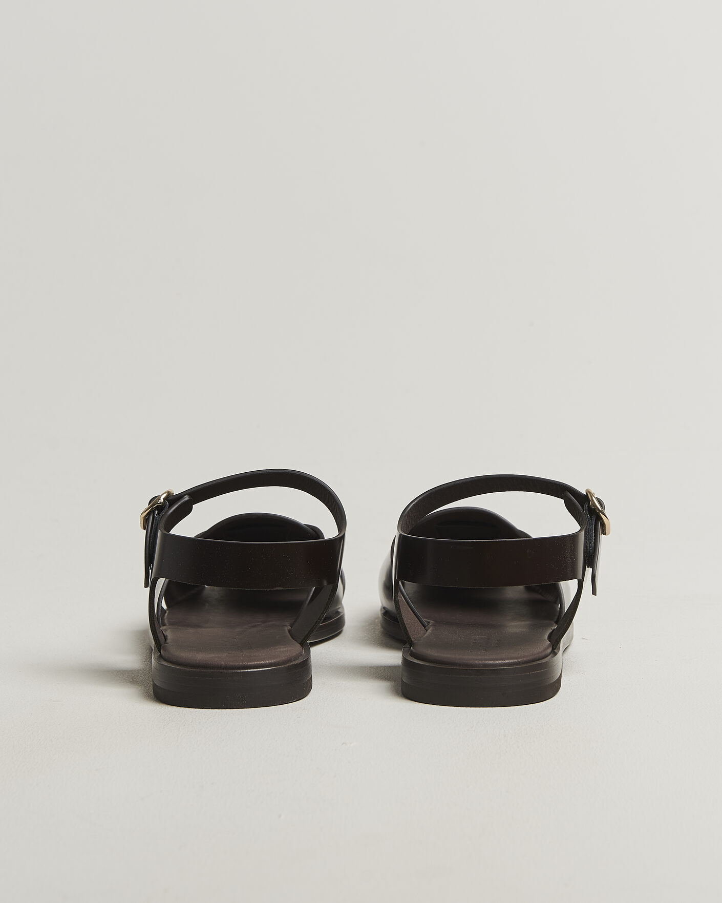 Herren | Sandalen & Pantoletten | Lardini | Marcel Leather Sandal Dark Brown
