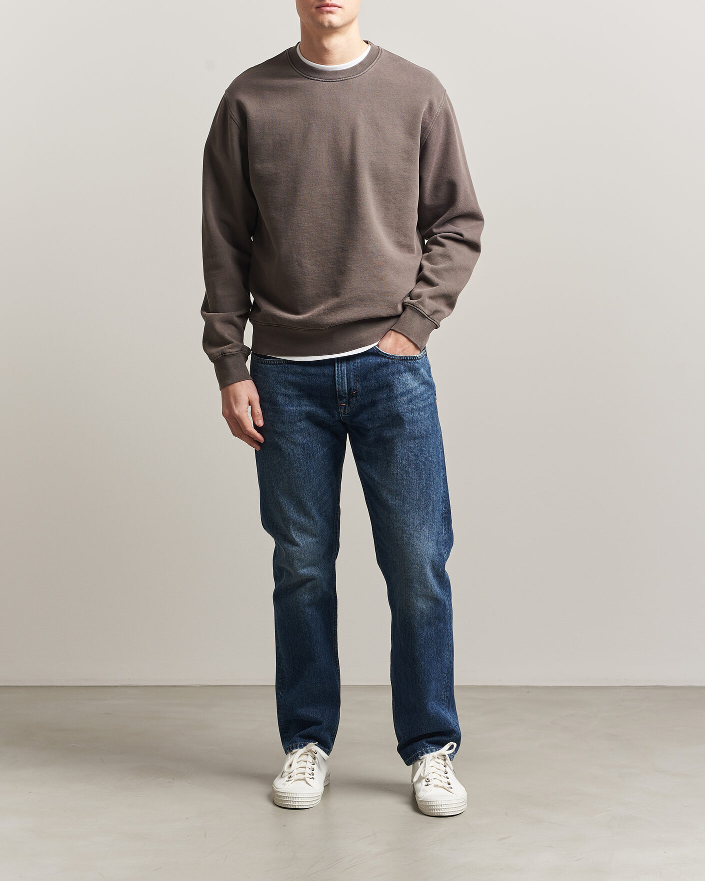 Herren | Pullover | Colorful Standard | Classic Organic Crew Neck Sweat Fade Mud