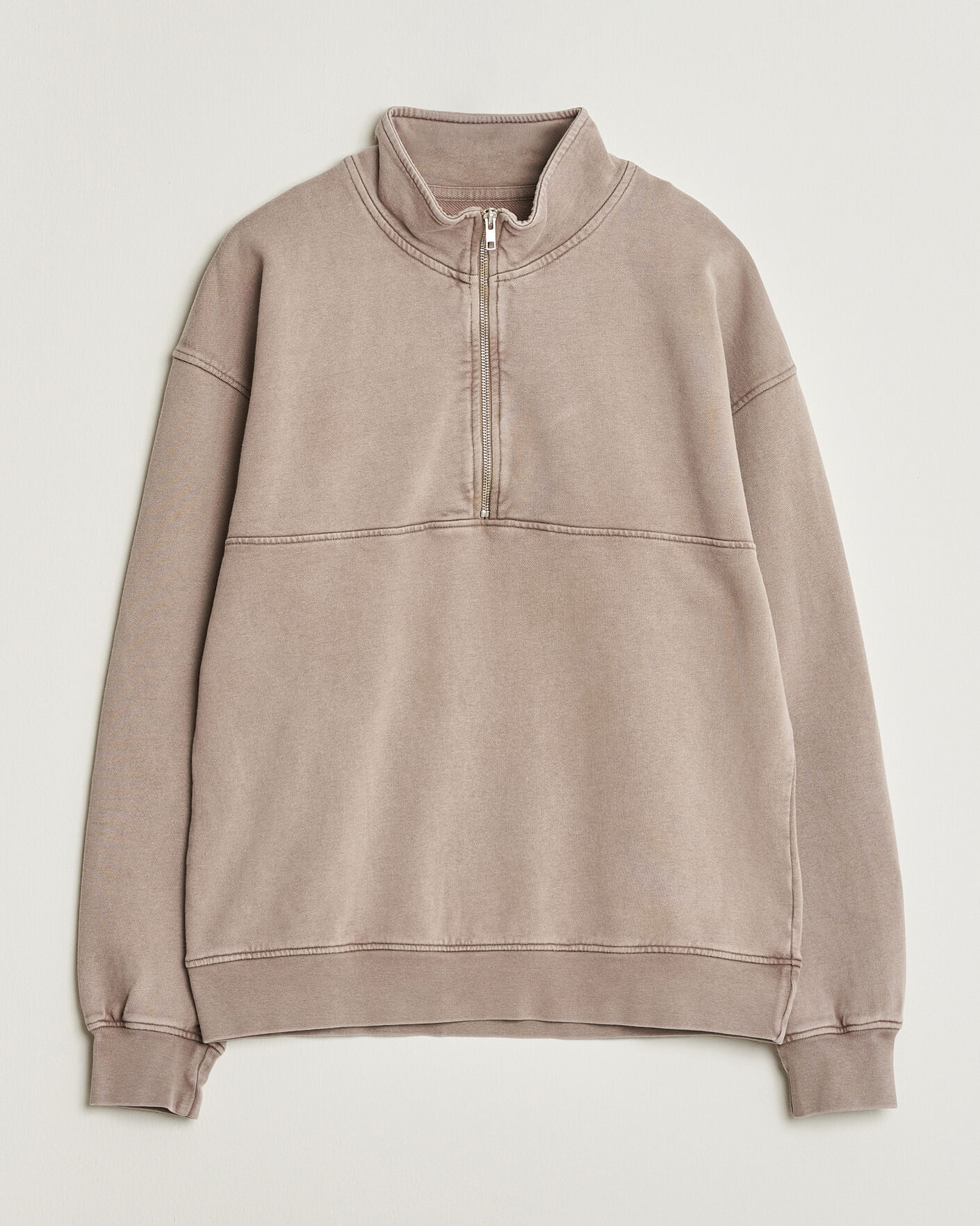 Herren | Pullover | Colorful Standard | Classic Organic Half-Zip Faded Khaki