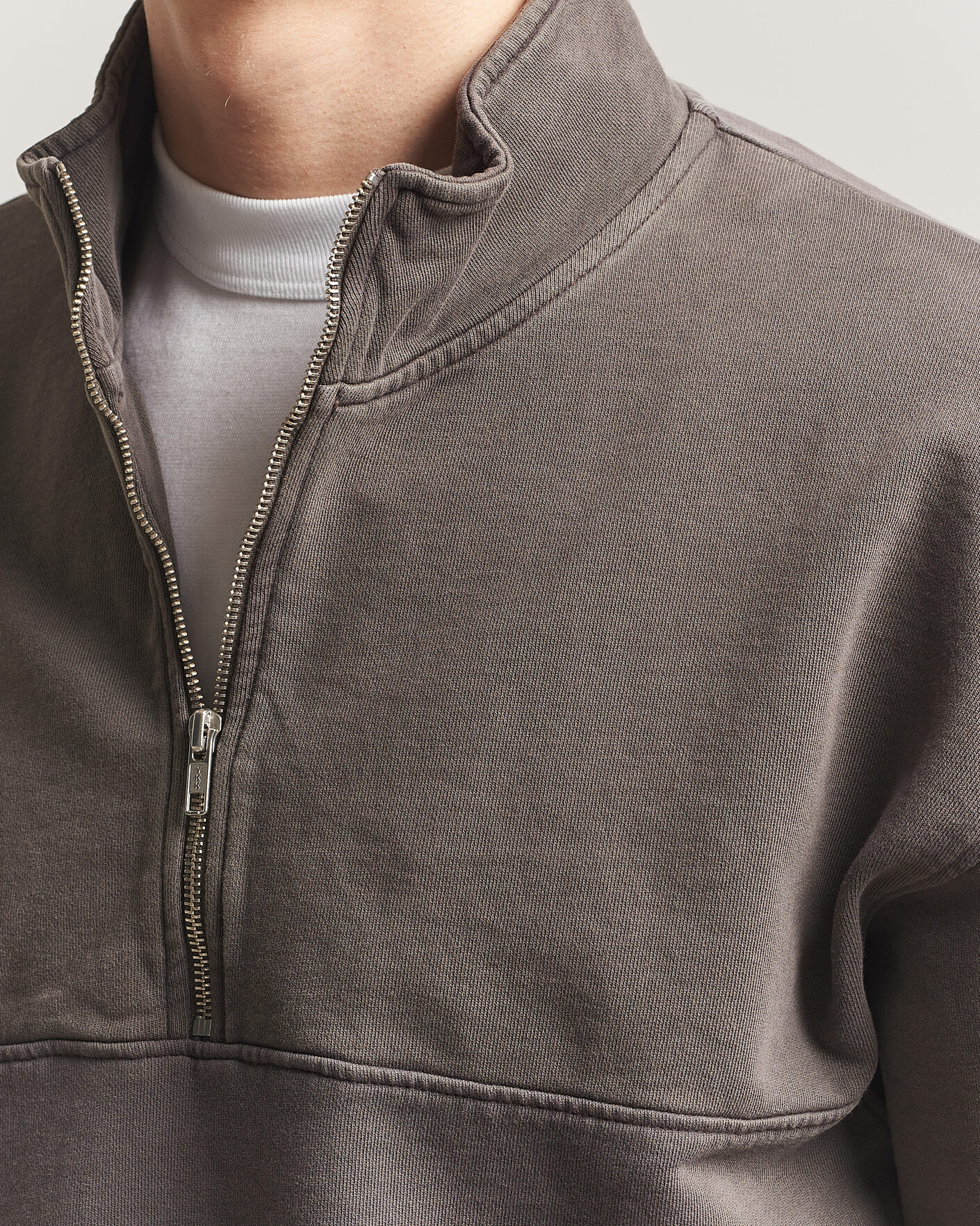 Herren | Pullover | Colorful Standard | Classic Organic Half-Zip Faded Mud