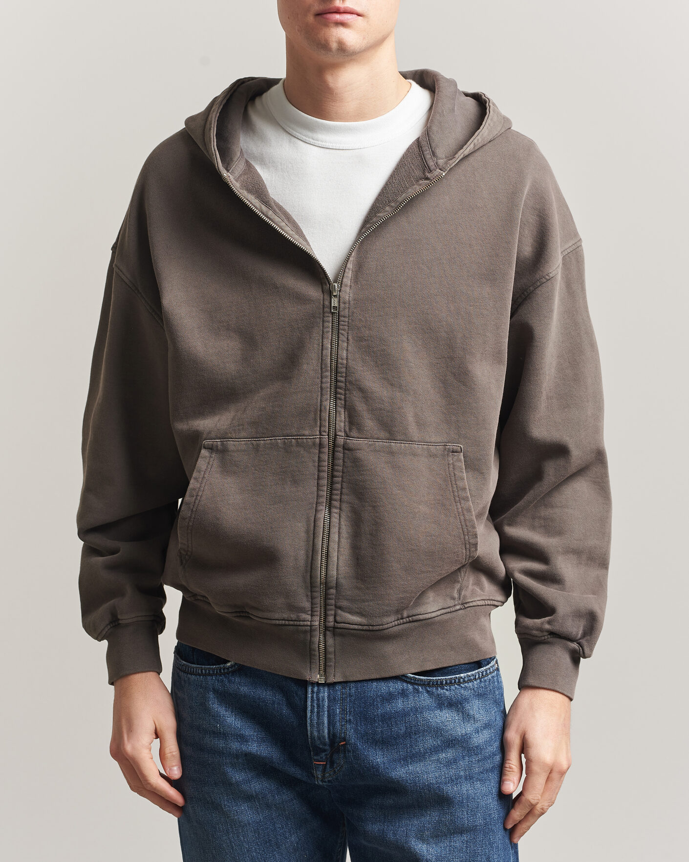 Herren | Pullover | Colorful Standard | Classic Organic Full Zip Hoodie Faded Mud