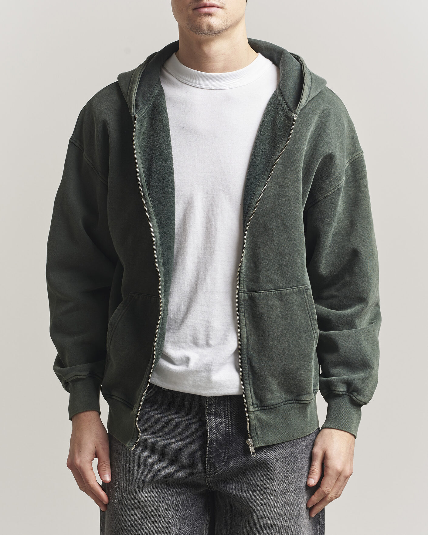 Herren | Pullover | Colorful Standard | Classic Organic Full Zip Hoodie Midnight Forest