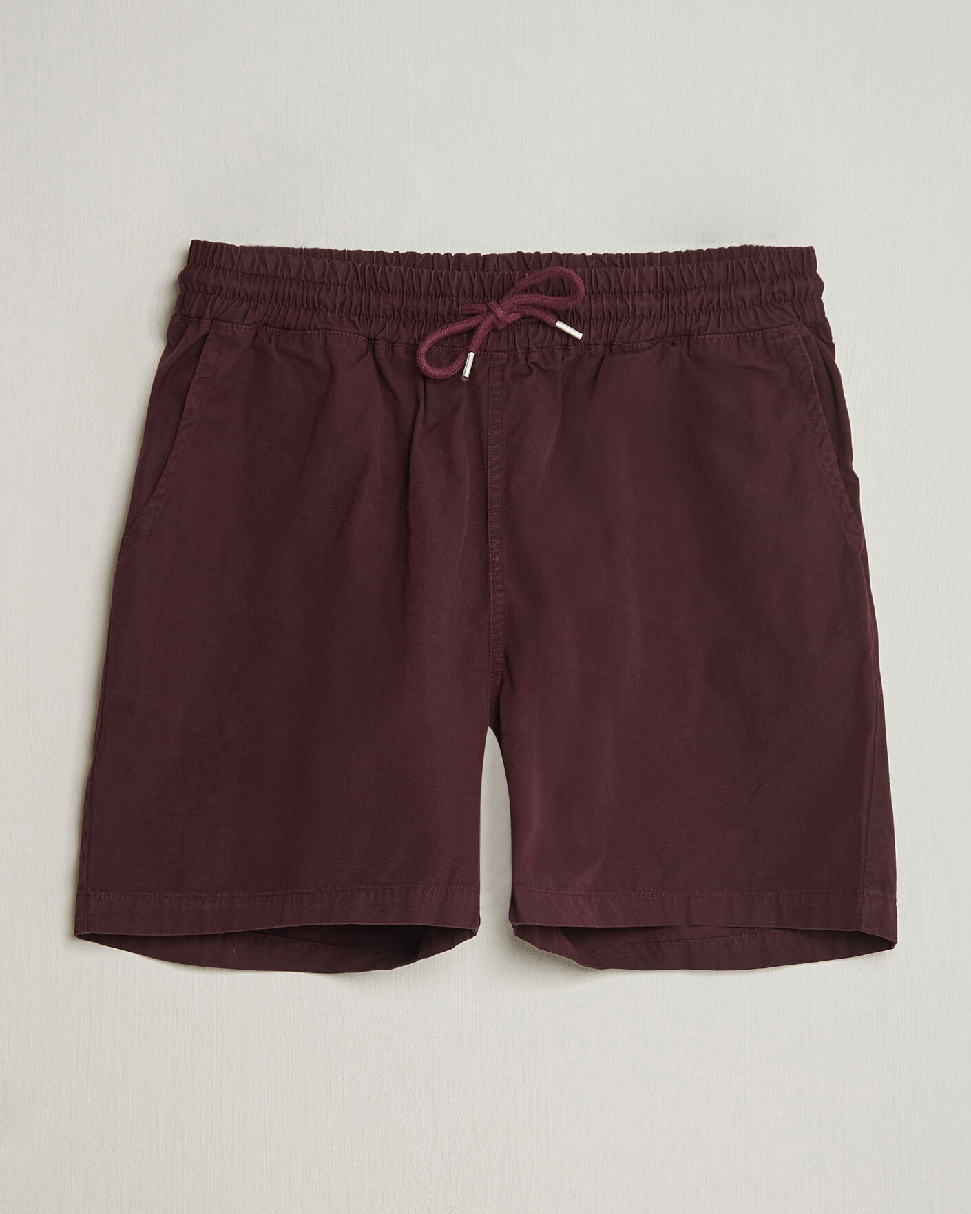 Herren | Shorts | Colorful Standard | Classic Organic Twill Drawstring Shorts Oxblood Red