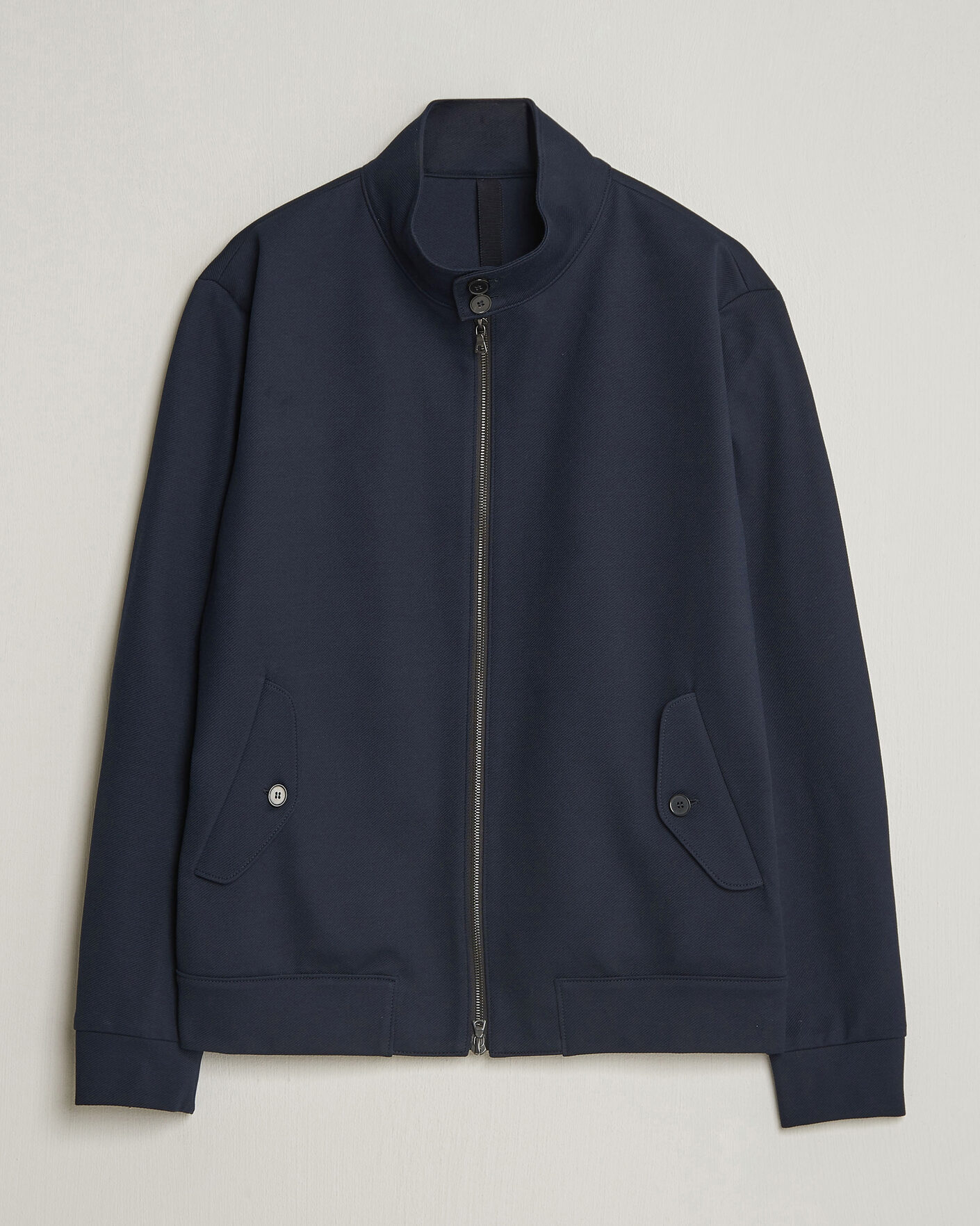 Herren | Jacken | Harris Wharf London | Loro Piana Cavalry Twill Harrington Jacket Navy Blue
