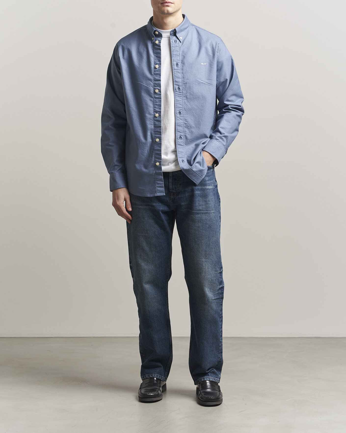 Herren | Jeans | Samsøe Samsøe | Eddie Regular Fit Jeans Nippon Blue