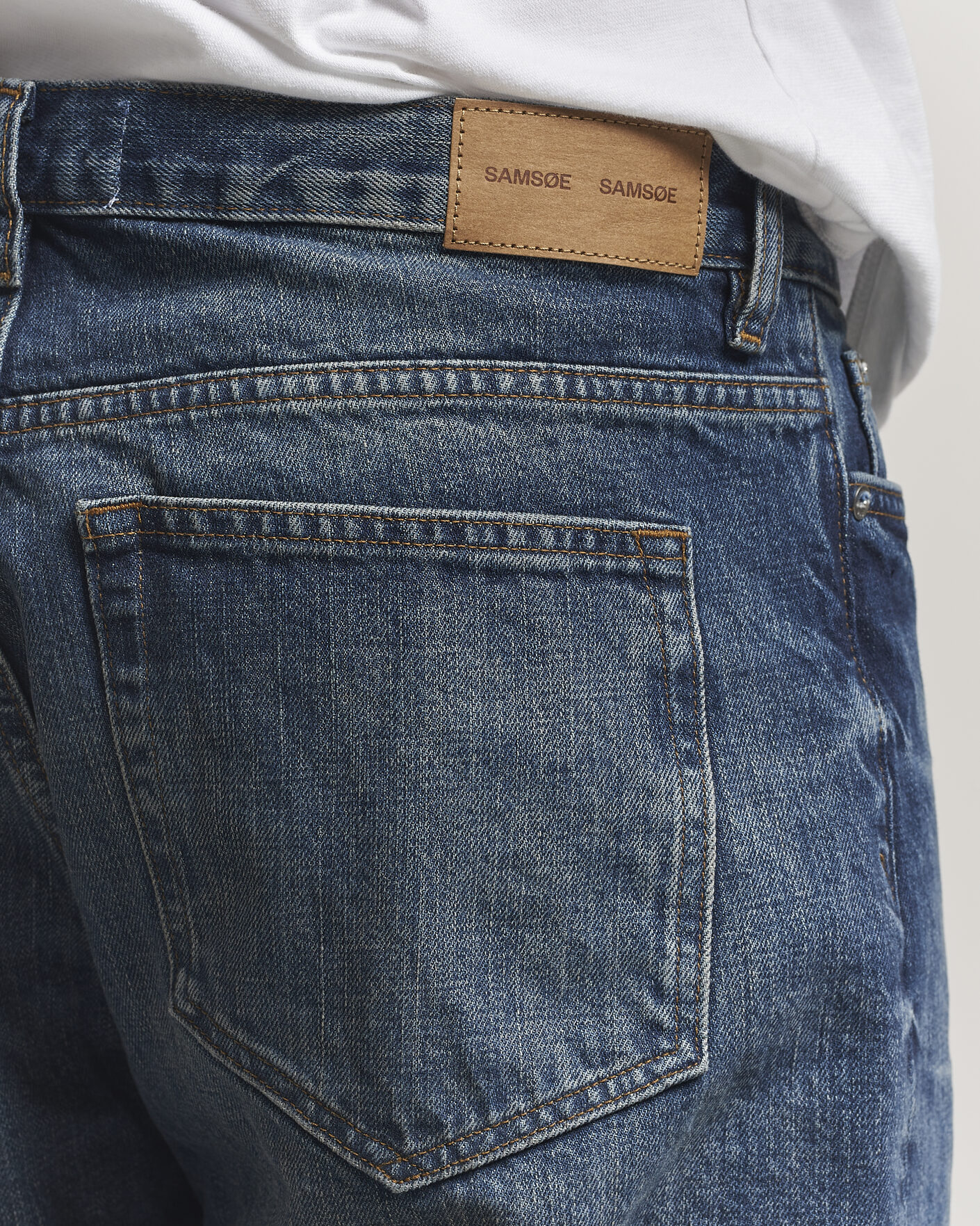 Herren | Jeans | Samsøe Samsøe | Eddie Regular Fit Jeans Nippon Blue