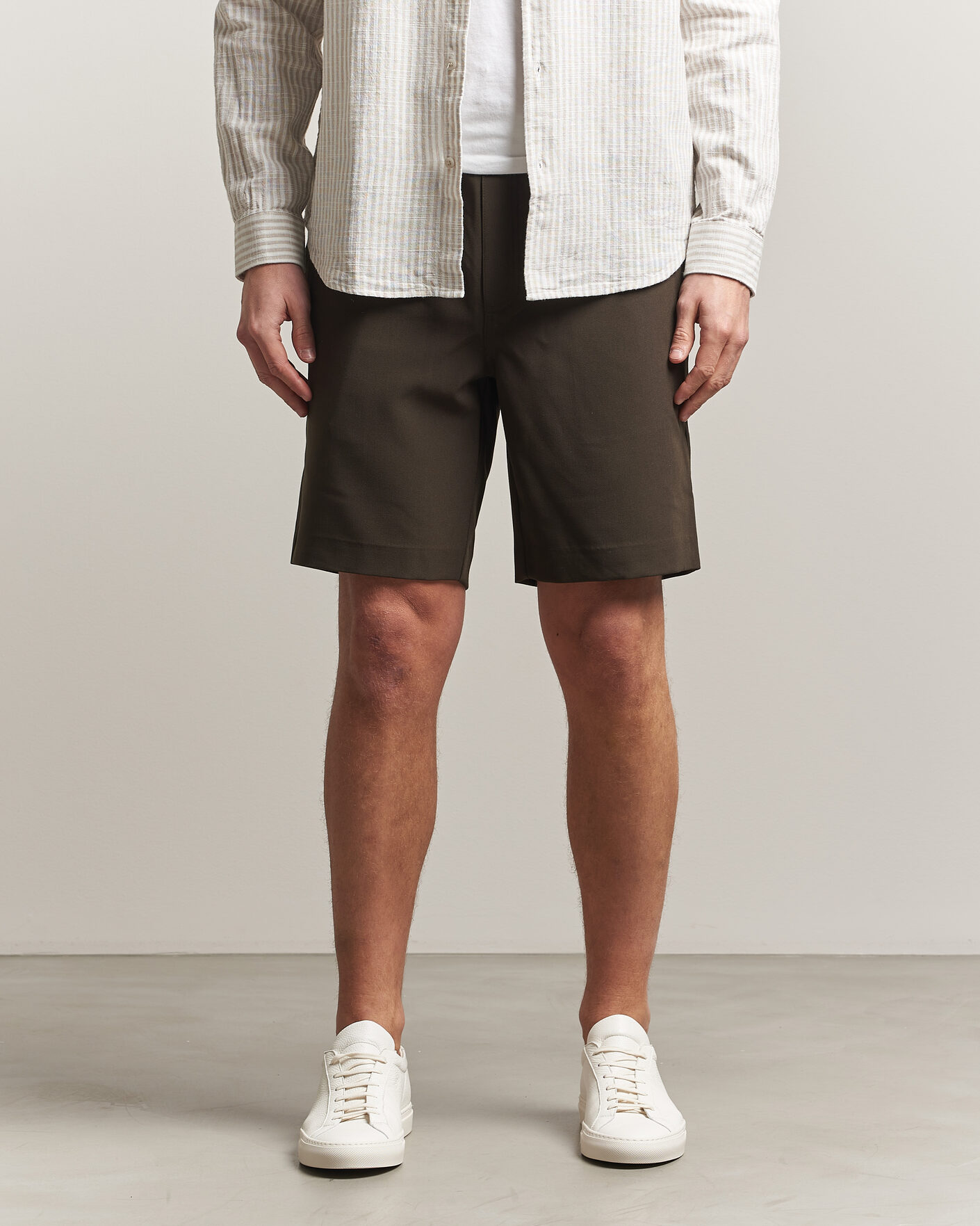Herren | Shorts | Samsøe Samsøe | Smith Drawstring Shorts Black Olive