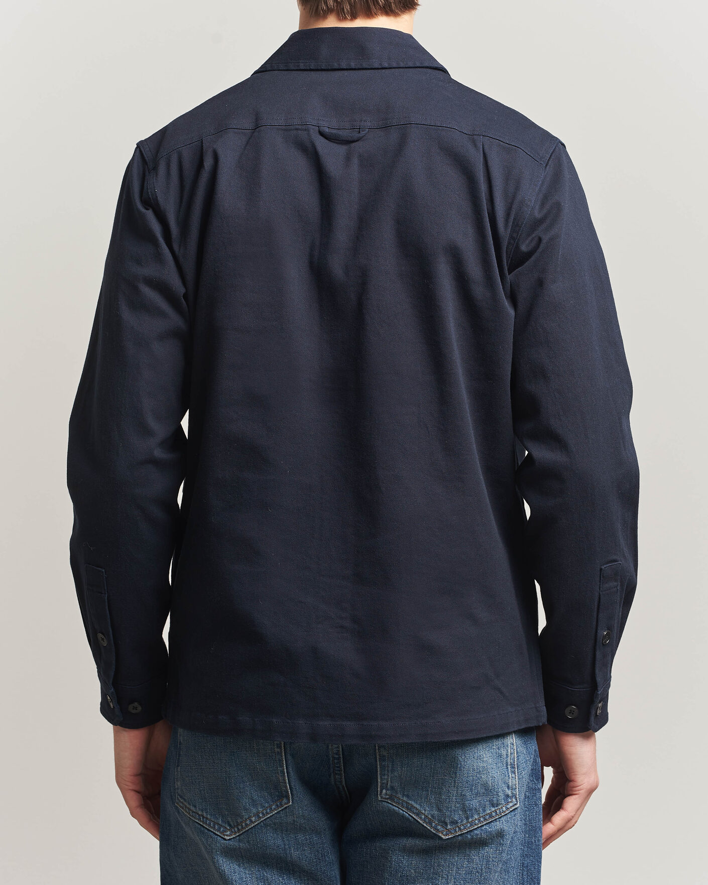 Herren | Hemden | Samsøe Samsøe | Taka Cotton Overshirt Salute Navy