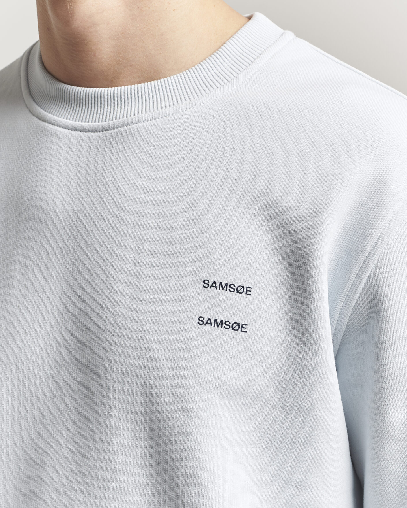 Herren | Pullover | Samsøe Samsøe | Joel Organic Cotton Sweatshirt Skywriting