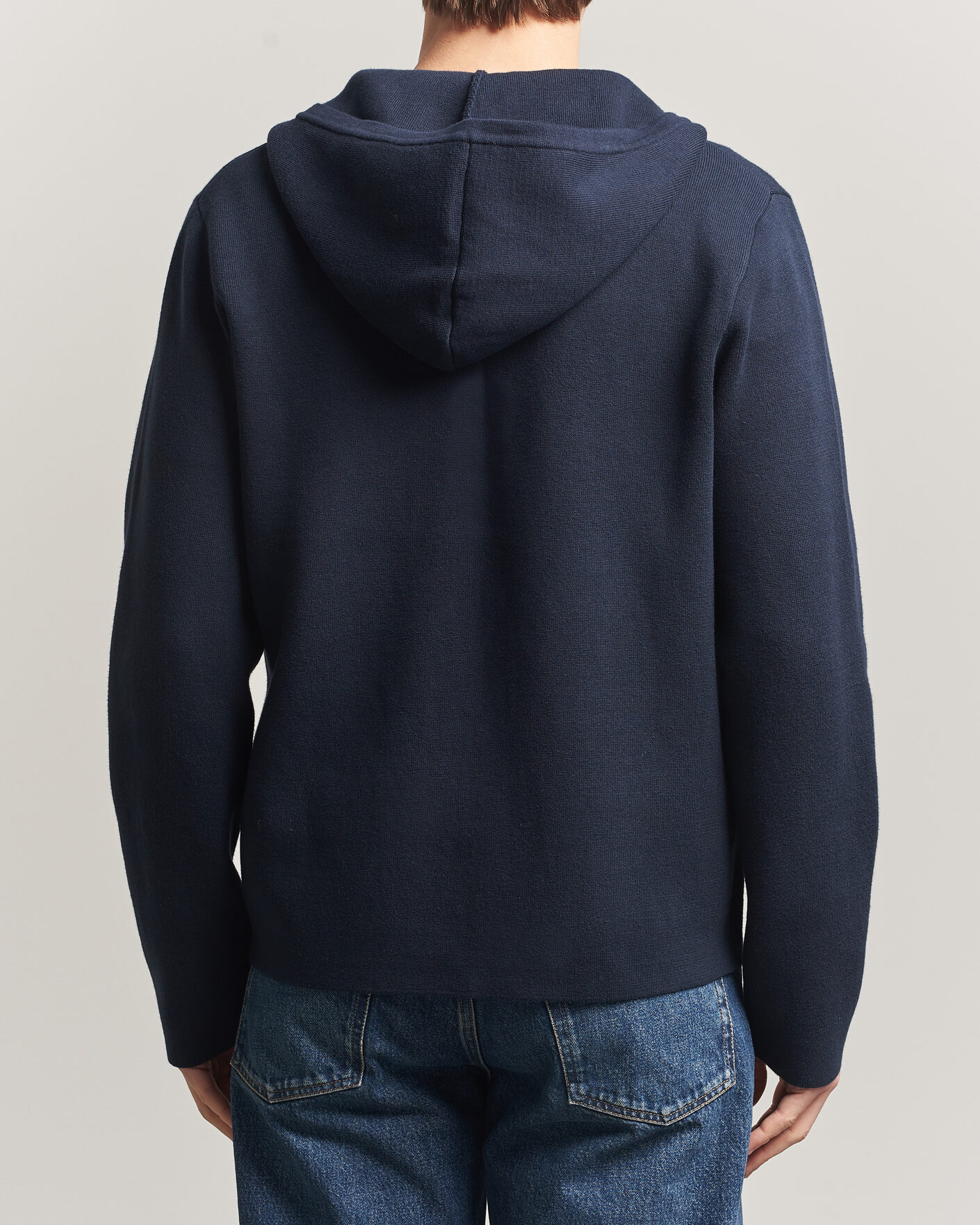 Herren | Pullover | Samsøe Samsøe | Niklas Full Zip Hoodie Salute Navy