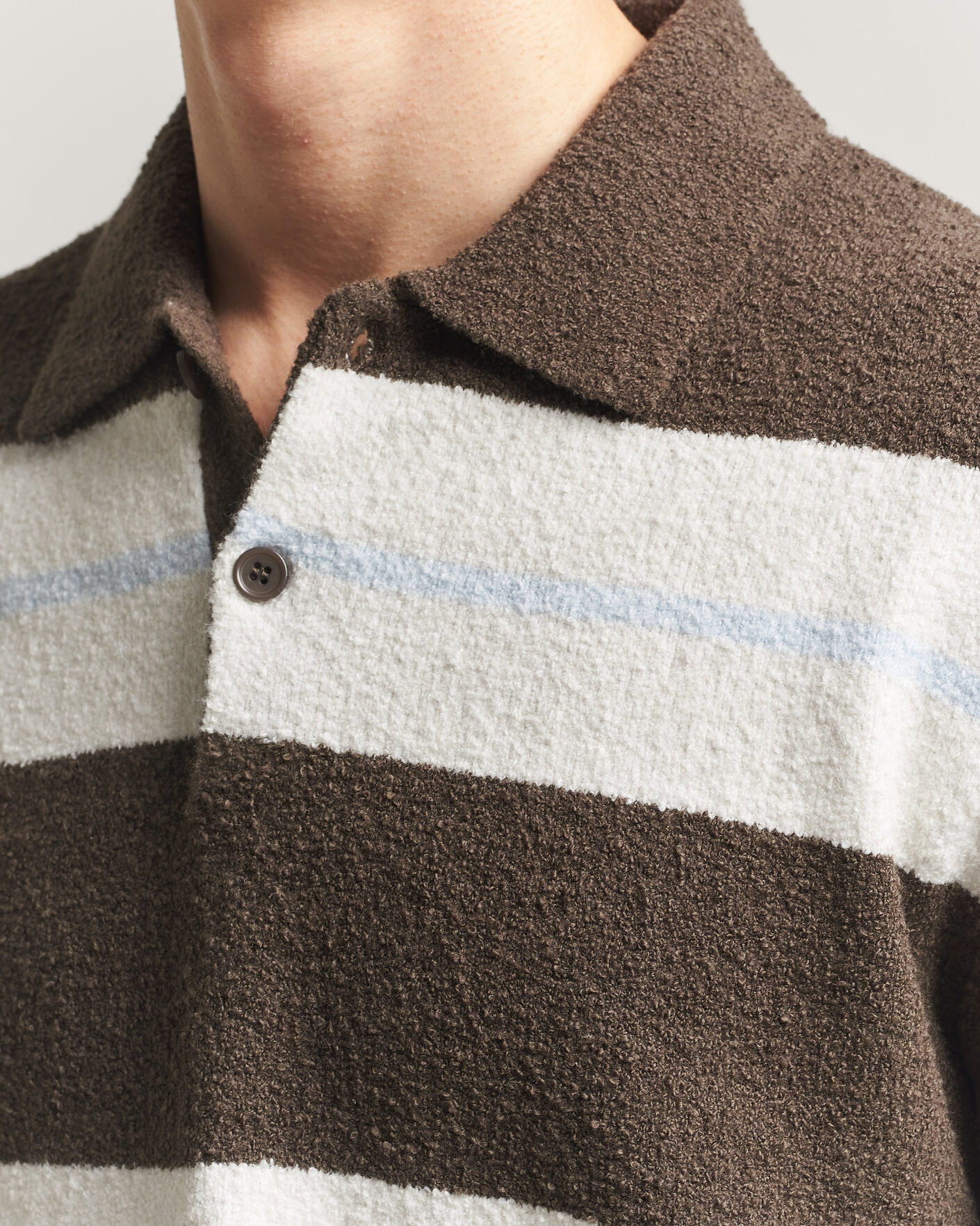Herren | Pullover | Samsøe Samsøe | Nino Knitted Polo Black Olive/White