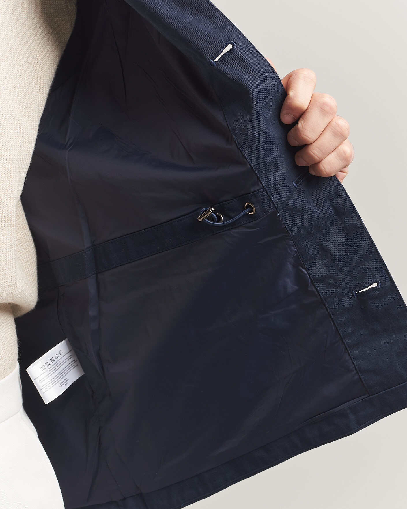 Herren | Westen | Stenströms | Cotton  Twill Vest Navy